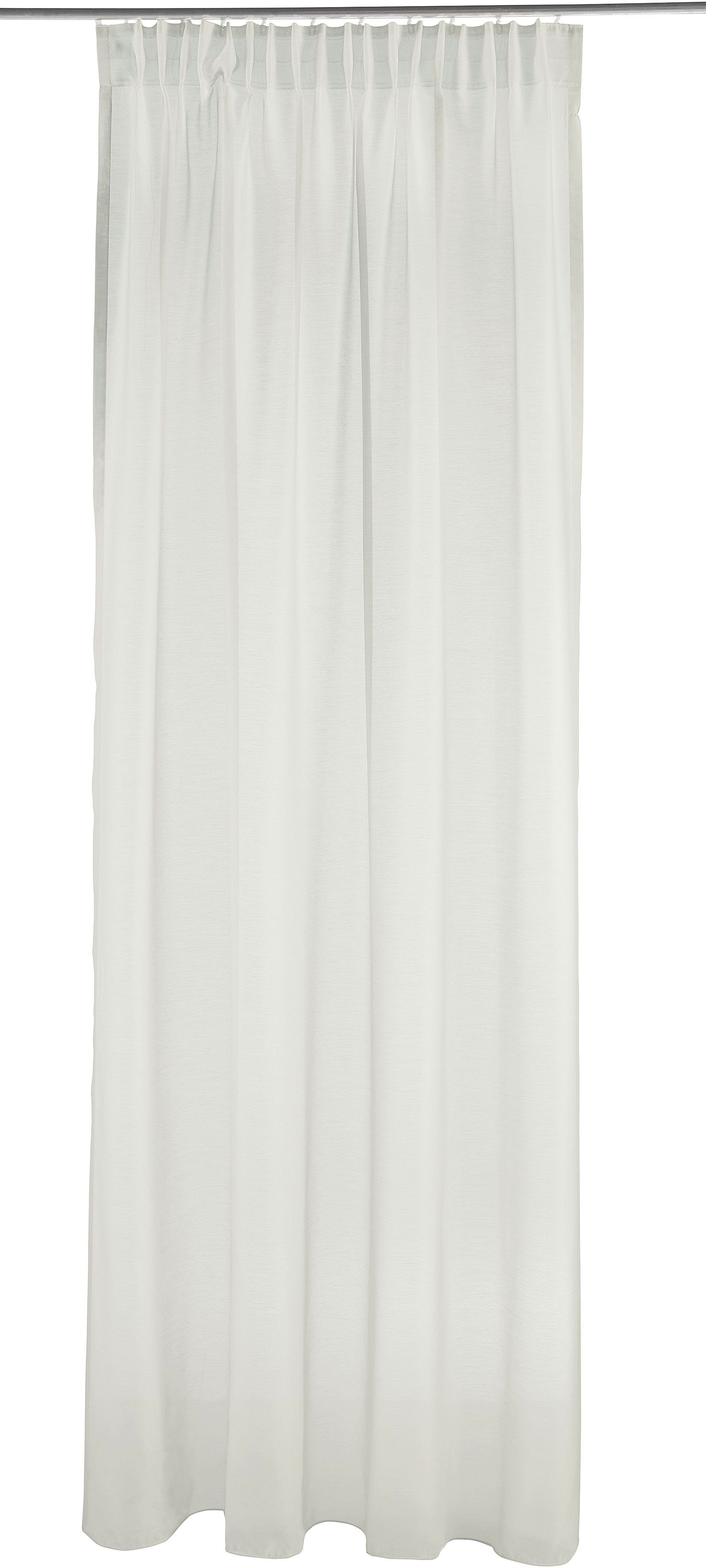 Gardine Batist, Leonique, Multifunktionsband (1 St), transparent, Polyester,  transparent verschiedene Größen