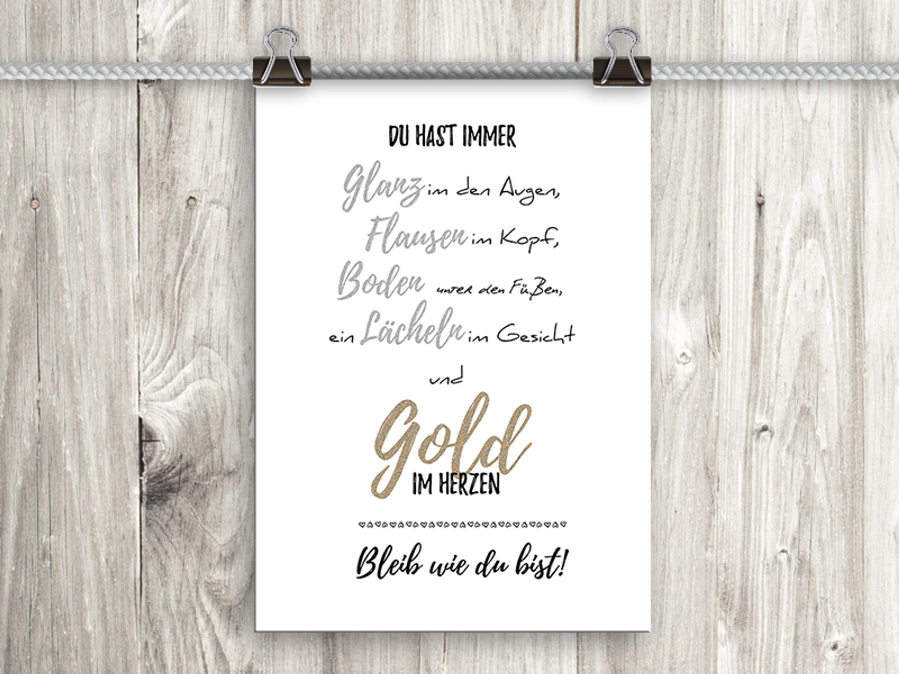 artissimo Poster Poster mit Spruch DinA4 günstig online kaufen