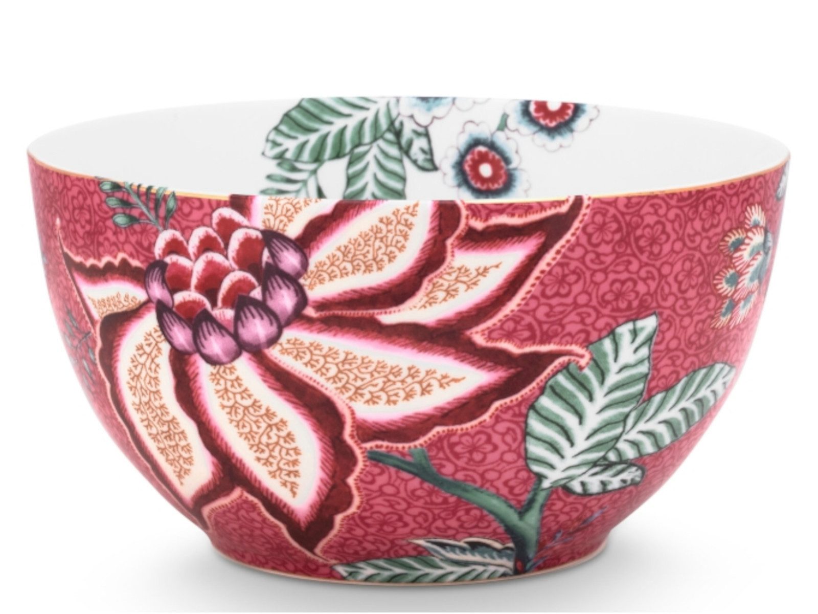 Schale Flower Festival scallop Bowl dark pink 15 cm