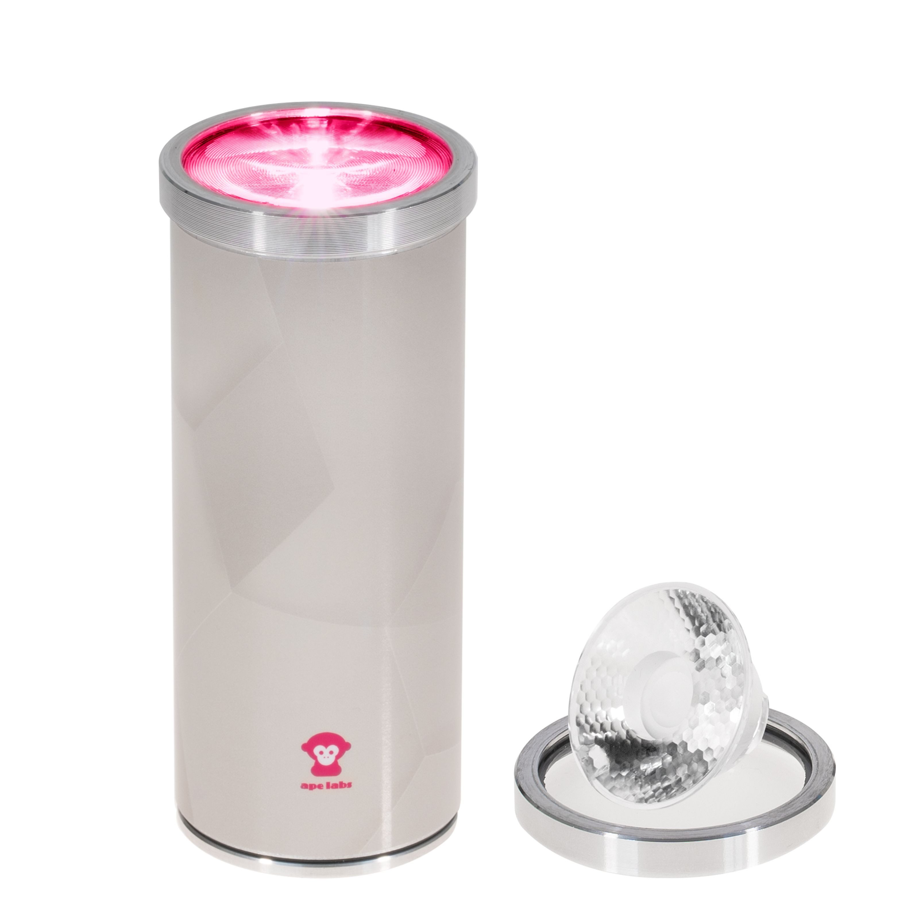Ape Labs LED Scheinwerfer, LightCan V2 Single Unit - creme - Akkubetriebener LED Scheinwerfer