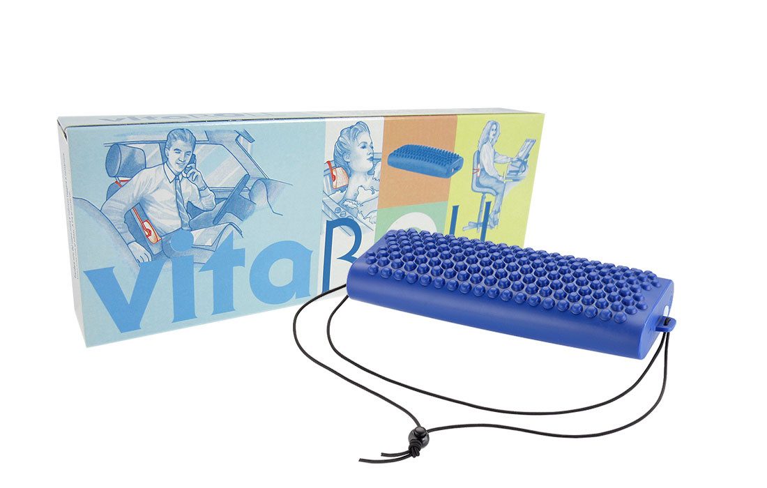 Gymnic Rückenkissen Vita Roll – aufblasbares Kissen für die Lendenwirbel, 1-tlg.