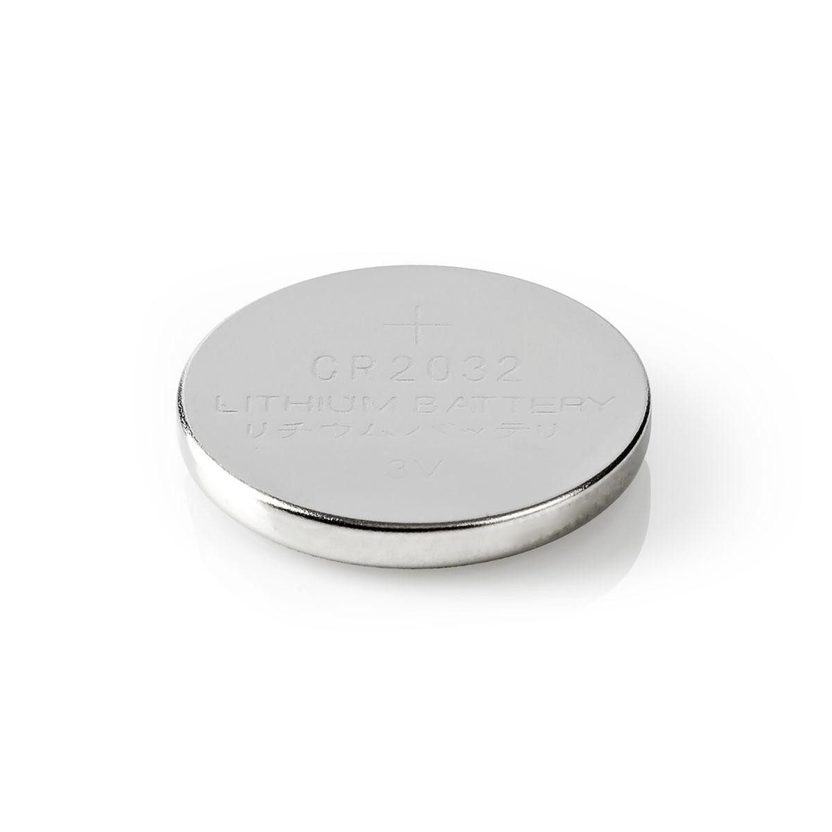 Nedis BALCR20325BL Batterie, (5 St), Lithium-Knopfzelle, hohe Energiedichte, für Fernbedienungen, Uhren