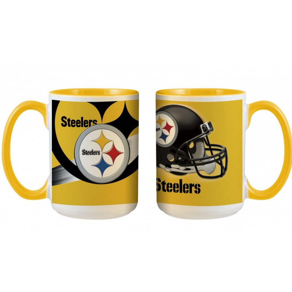 Pittsburgh Steelers Becher Pittsburgh Steelers 3D Inner Color Mug 445ml, Keramik