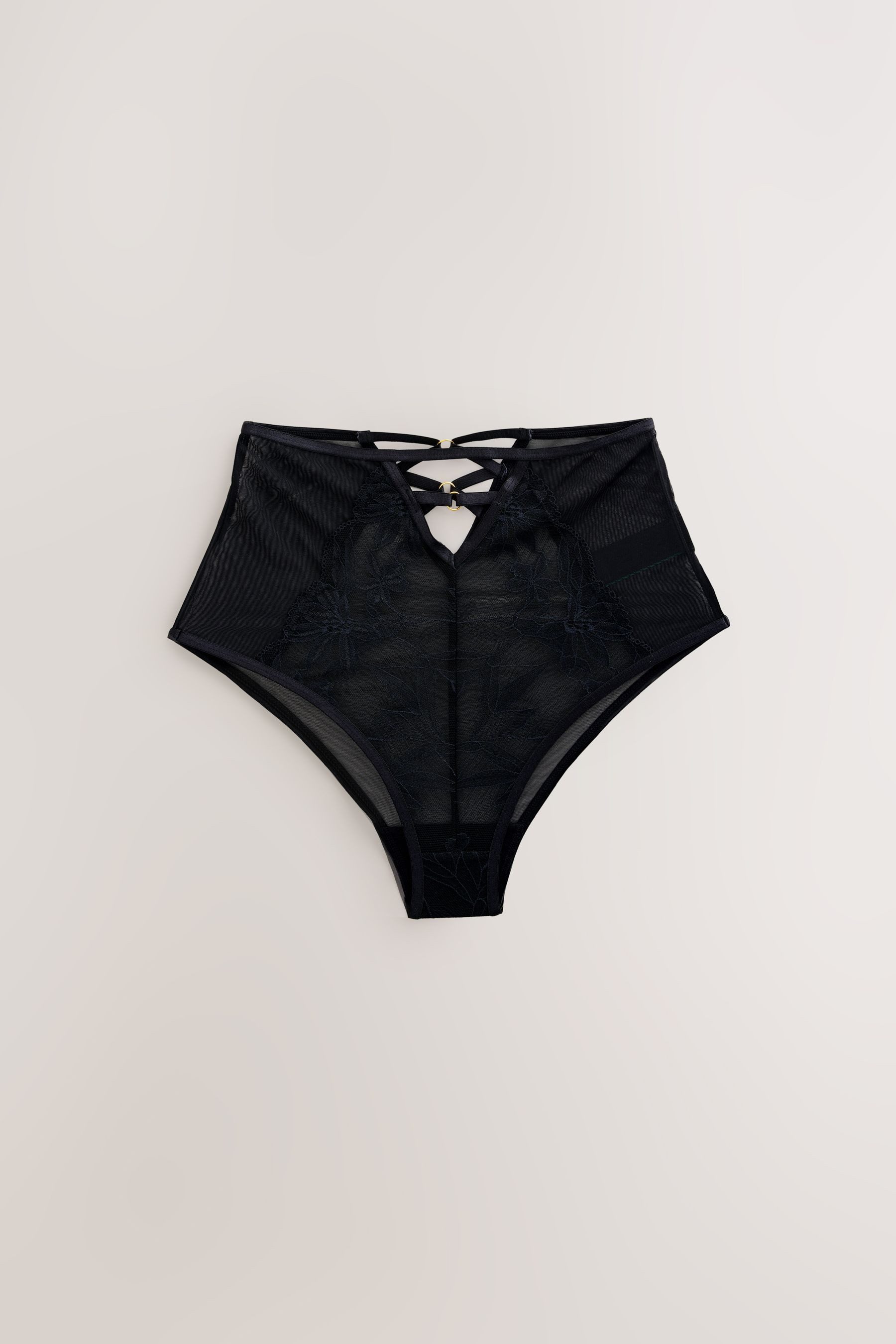 Next String Slips mit Spitzenfront im 2er-Pack, hohe Taille (2-St)