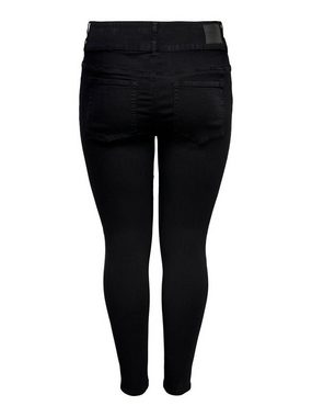 ONLY CARMAKOMA Skinny-fit-Jeans Skinny Stretch Jeans Curvy Plus Size Denim CARANNA Übergröße (1-tlg) 3914 in Schwarz