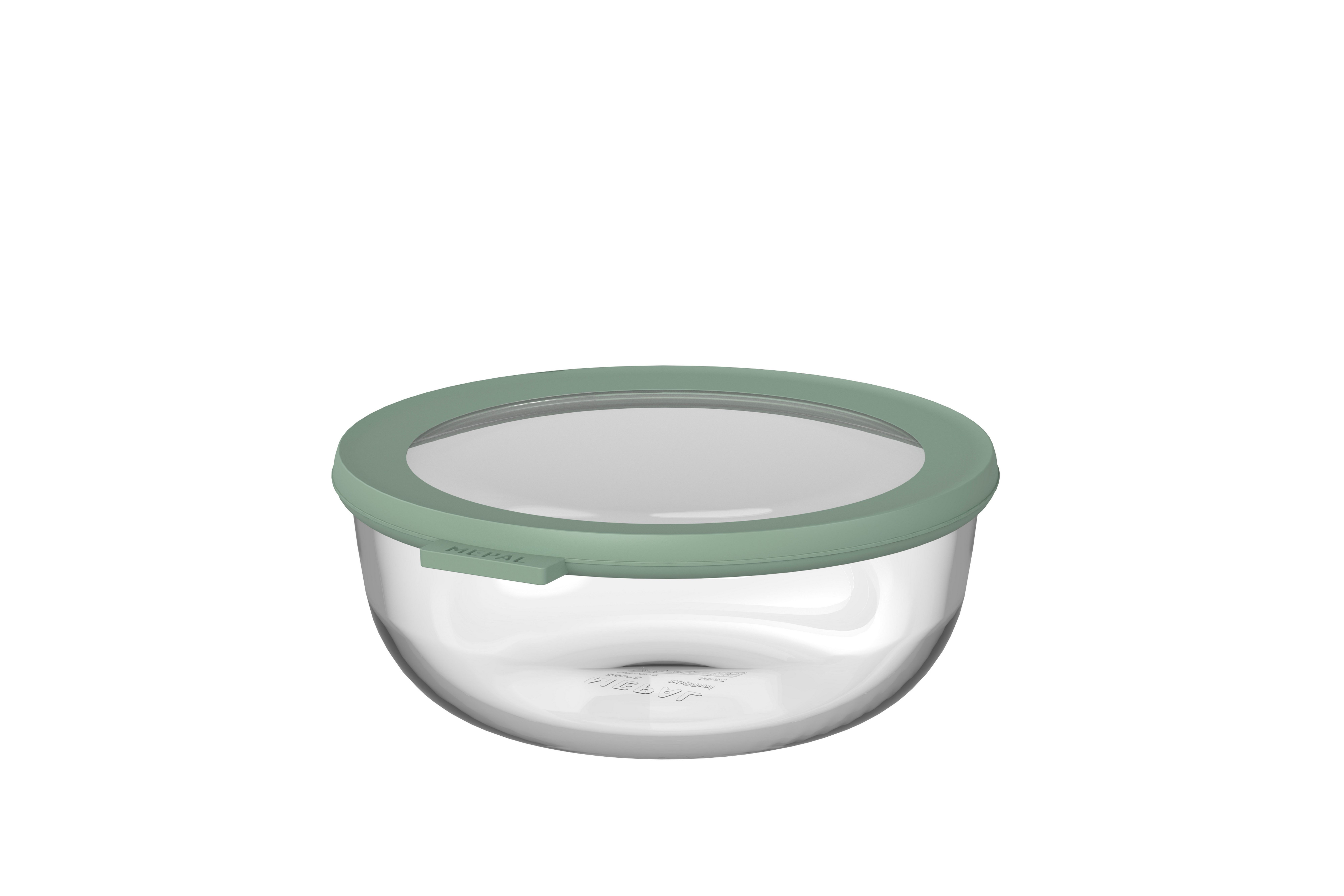 Mepal Aufbewahrungsbox Mepal Cirqula 1200 ml Glasbehälter mit deckel - Nordic sage
