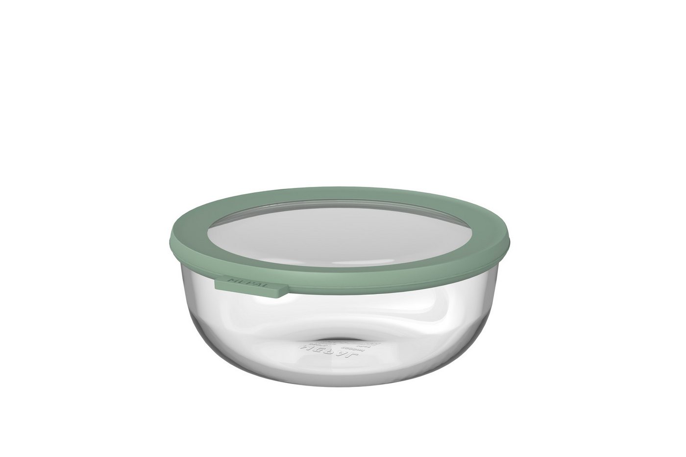 Mepal Aufbewahrungsbox Mepal Cirqula 1200 ml Glasbehälter mit deckel - Nordic sage