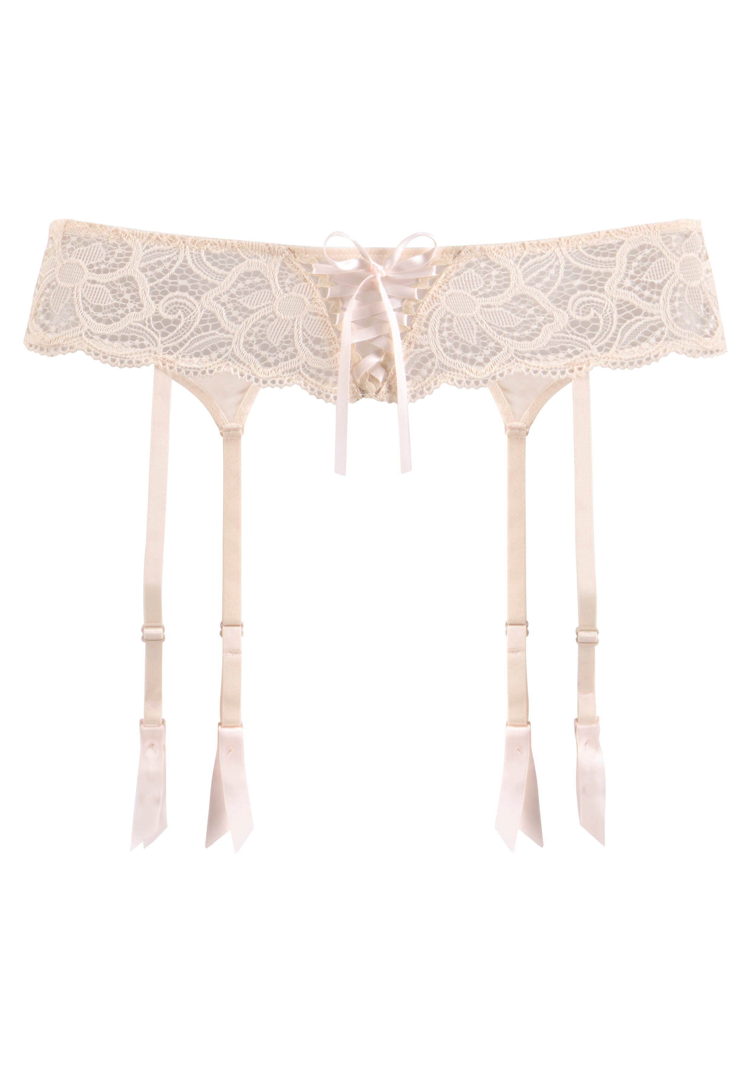 LASCANA Strapsgürtel Nikoletta, mit aufregender Schnürung, sexy Dessous. € 19,99