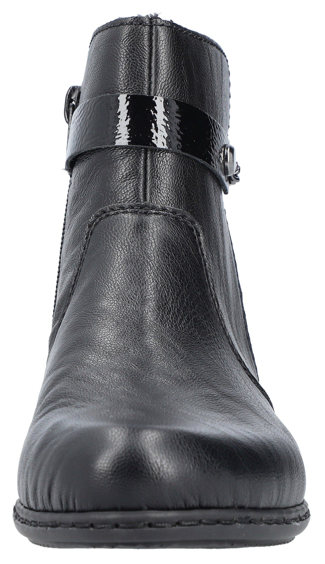 Rieker Stiefelette mit kleiner Zierkette am Schaft, schmale Form – Bild 4 von 5