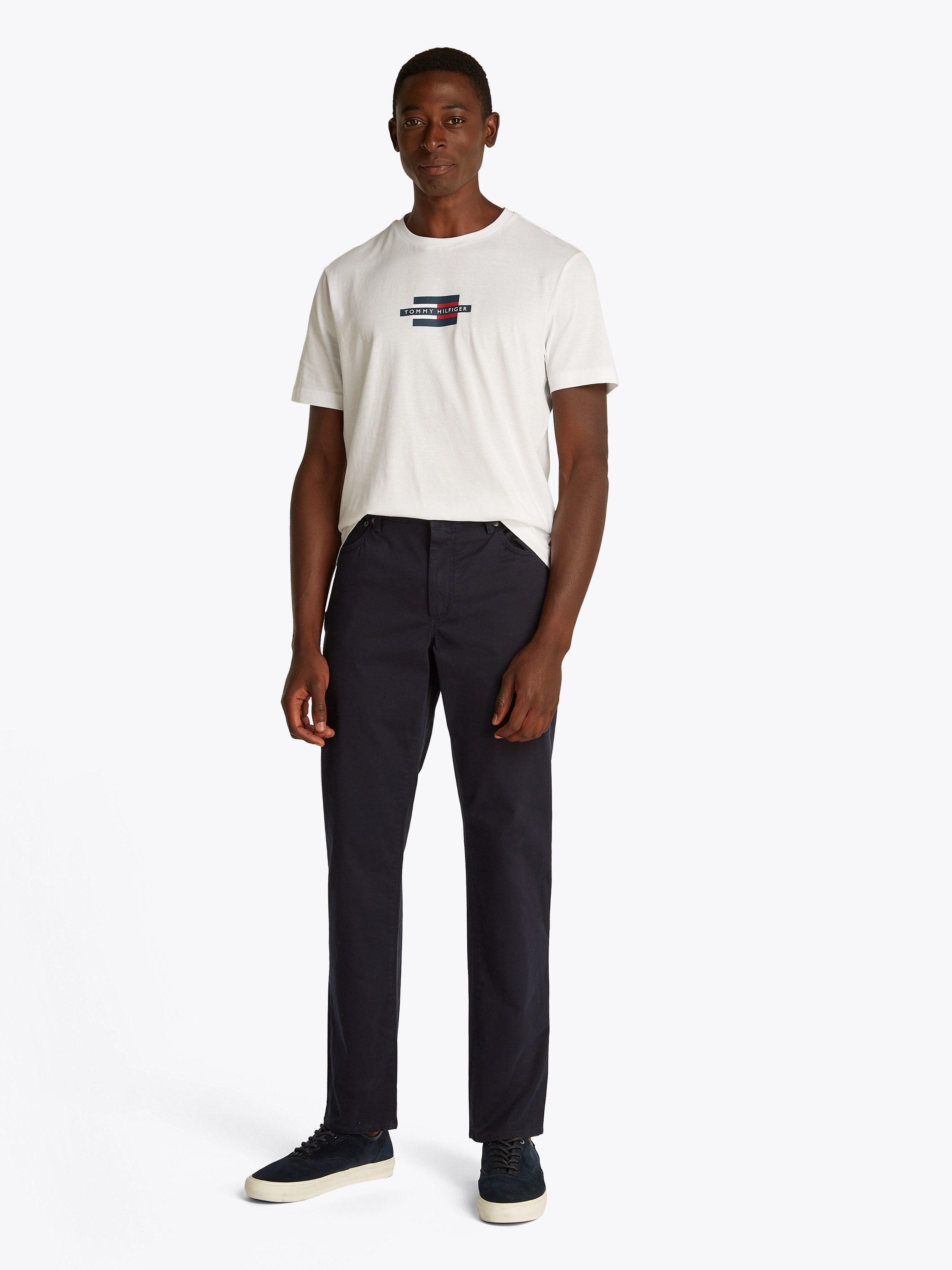 Tommy Hilfiger Stoffhose DENTON 5PKT COTTON SATIN – Bild 3 von 5