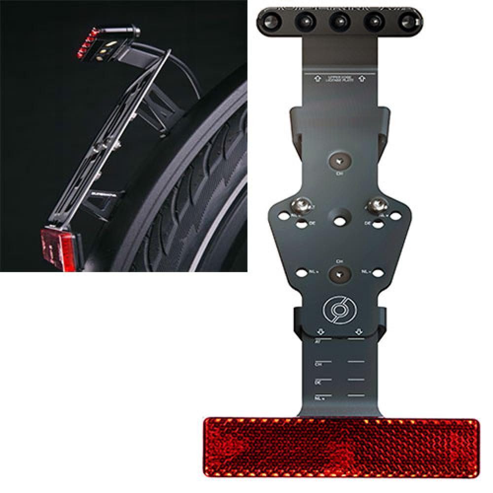 Supernova Fahrradbeleuchtung Supernova Kennzeichenhalter Universal Legal Kit L1e Bikes