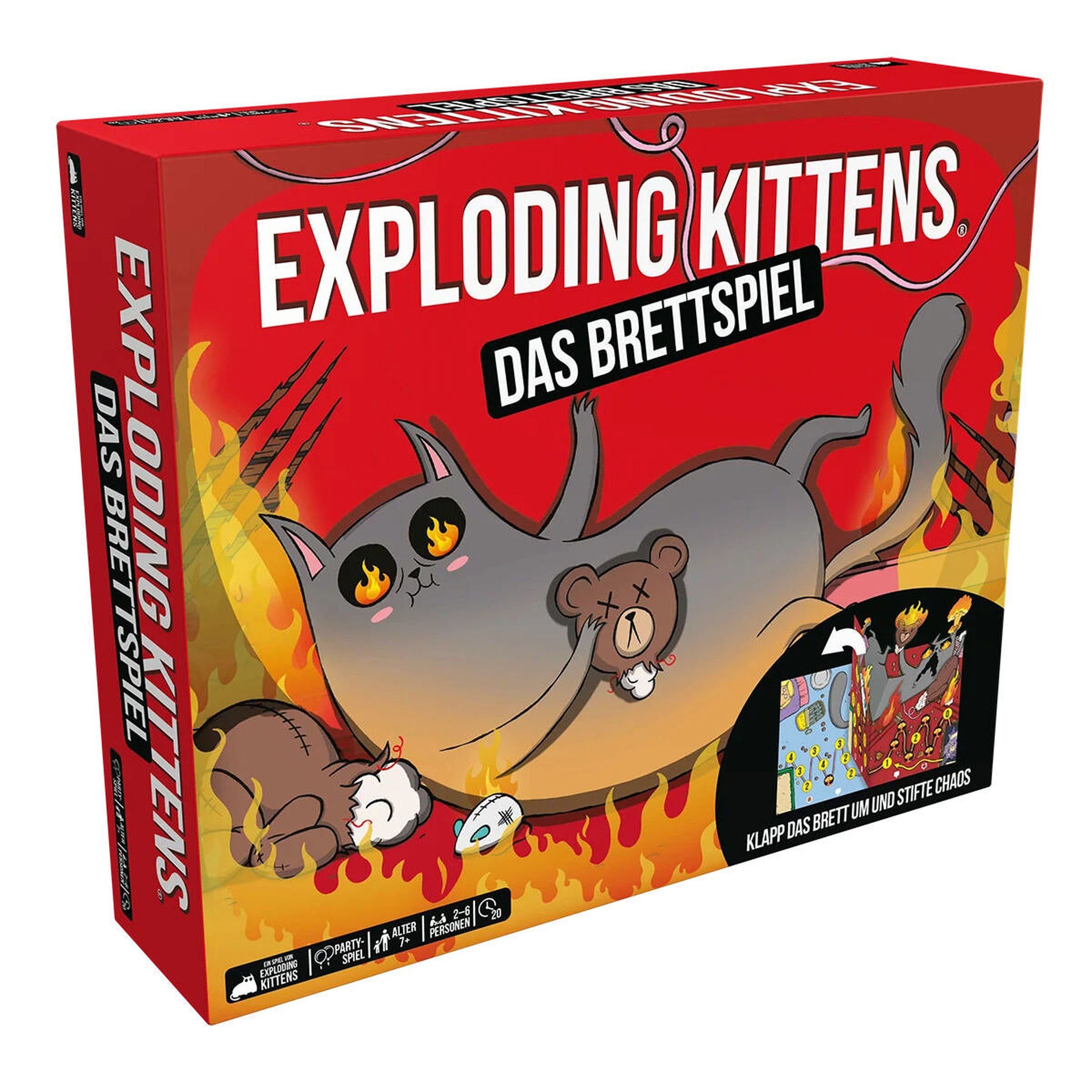 Asmodee Spiel Exploding Kittens Brettspiel ab 7 Jahren 20 Minuten
