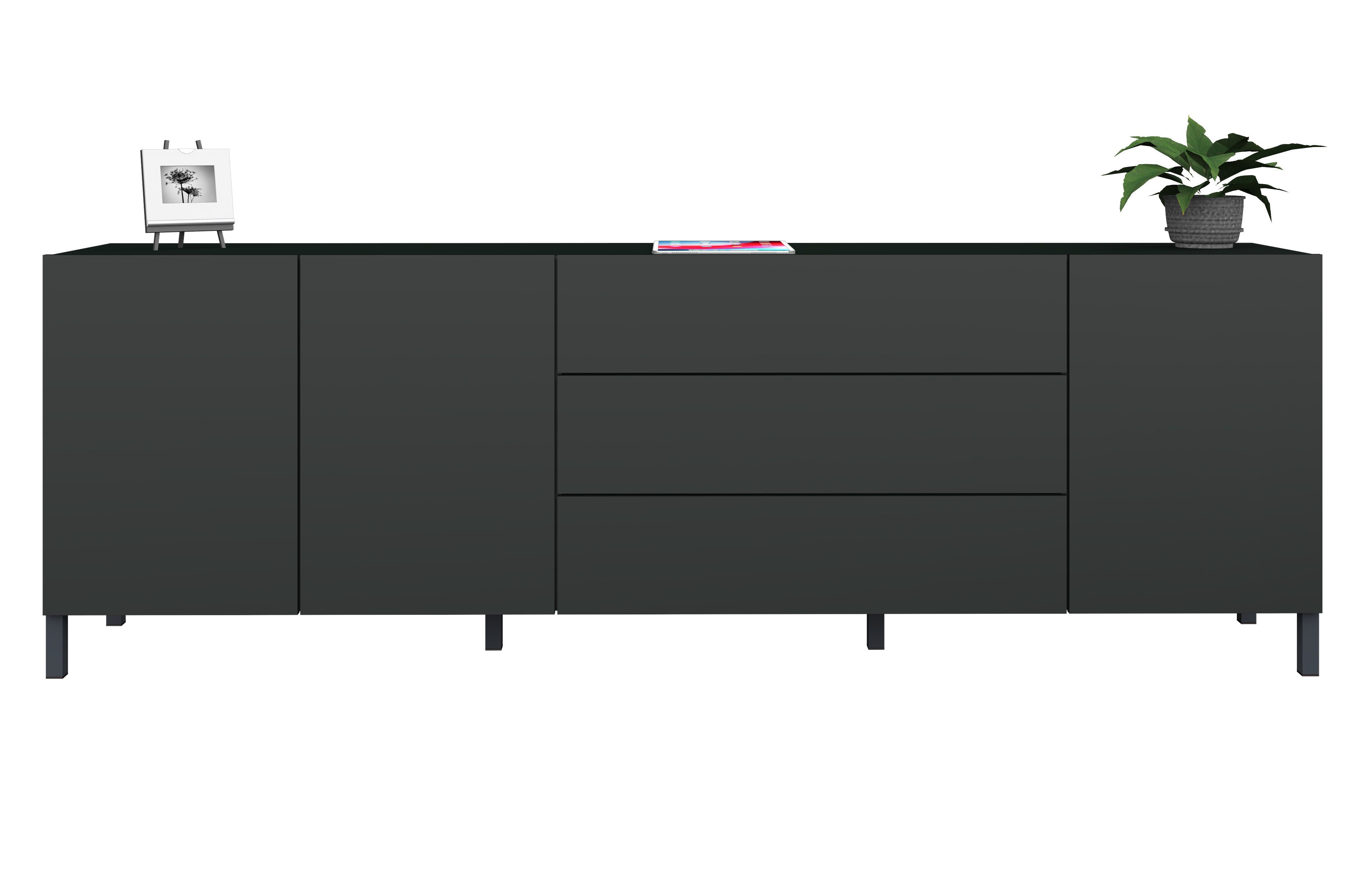 borchardt Möbel Sideboard Pori, Breite 190 günstig online kaufen