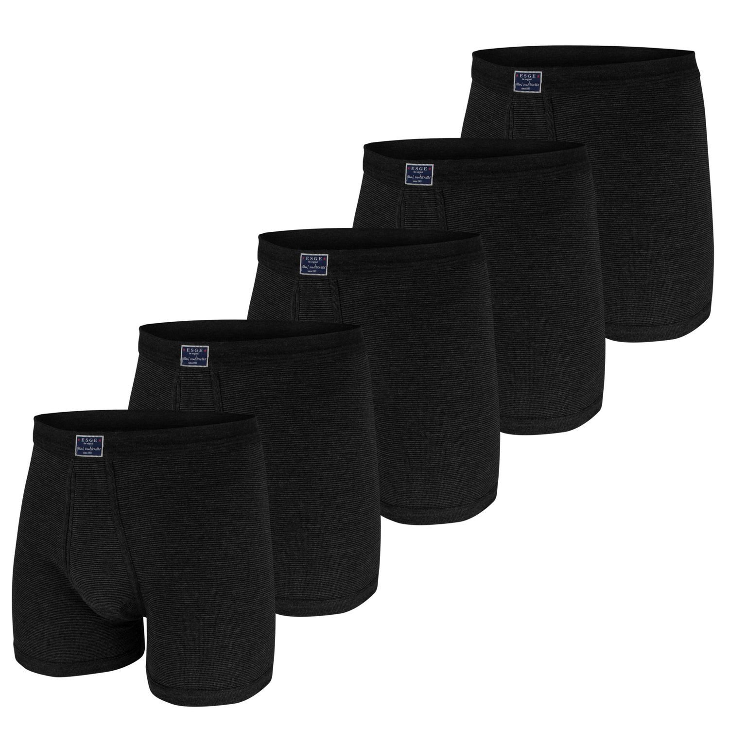ESGE - Die Wäsche-Macher Boxershorts Feinripp (5-St) mit Eingriff, längeres günstig online kaufen