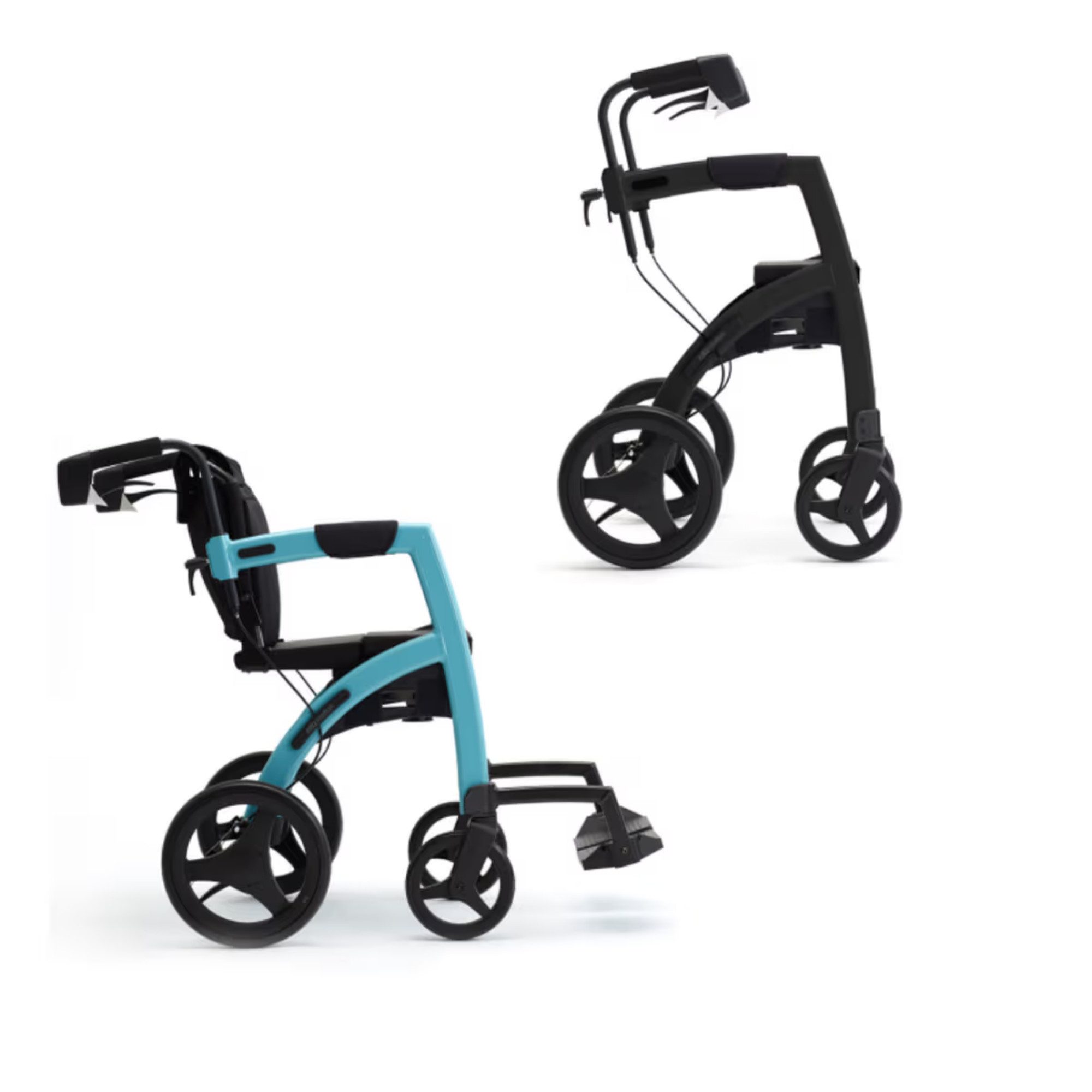 Rollz International Rollator Rollz Motion 2.1. faltbar - 2in1 Rollator & Rollstuhl mit Ankipphilfe