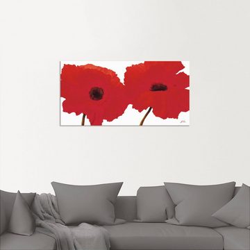 Artland Wandbild Roter Mohn II, Blumen (1 St), als Alubild, Outdoorbild, Leinwandbild in verschied. Größen