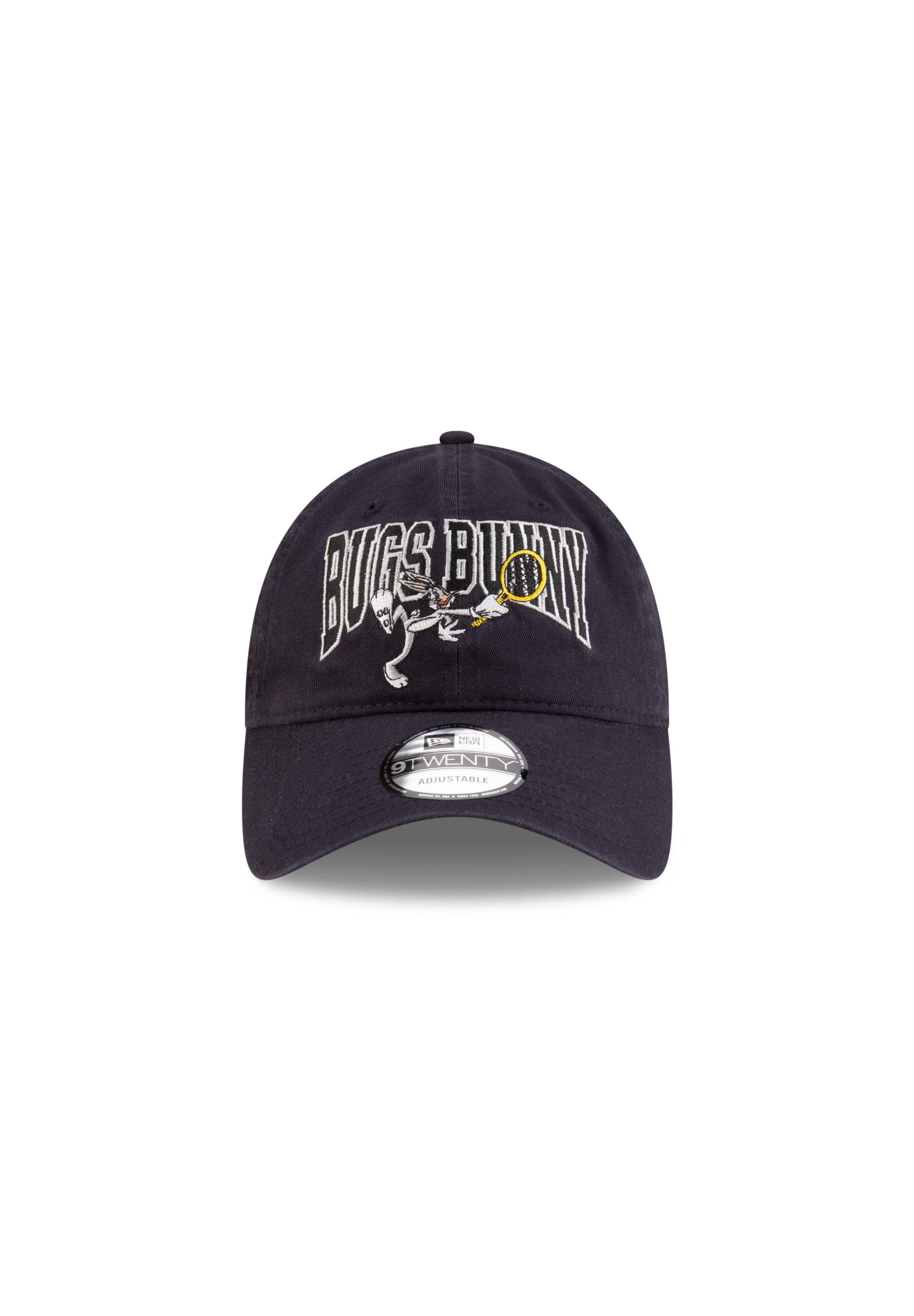 New Era Baseball Cap Bugs Bunny Looney Tunes WB Washed Marineblau Verstellbare 9Twenty Cap (1-St)