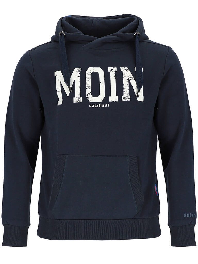 salzhaut Kapuzenpullover Herren Hoodie Heff mit Moin-Print - Пуловери mit Kapuze und Taschen