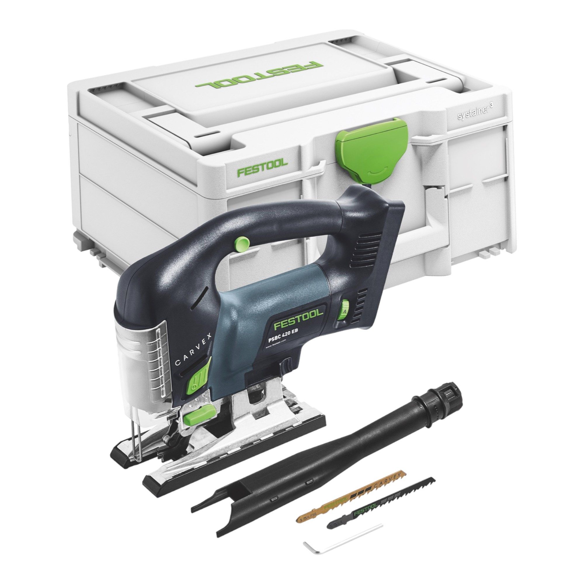 FESTOOL Akku-Stichsäge CARVEX PSBC 420 EB-Basic Akku Pendelstichsäge 18 V 120 mm Brushless