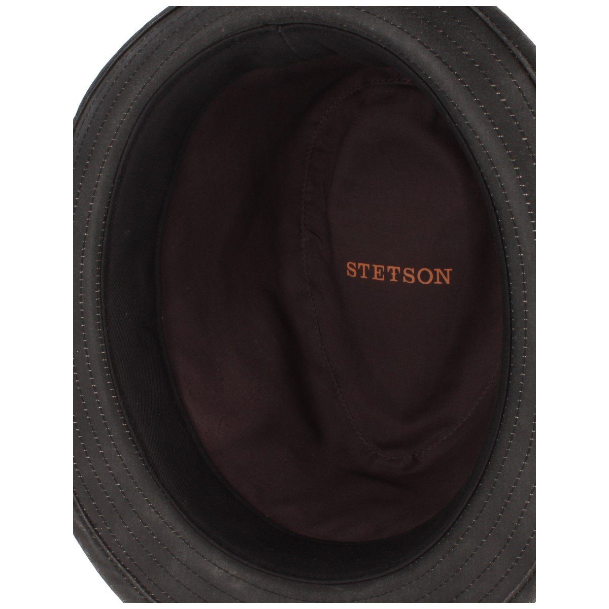 Stetson Trilby mit Leder-Vintage-Look im 40+ UV-Schutz