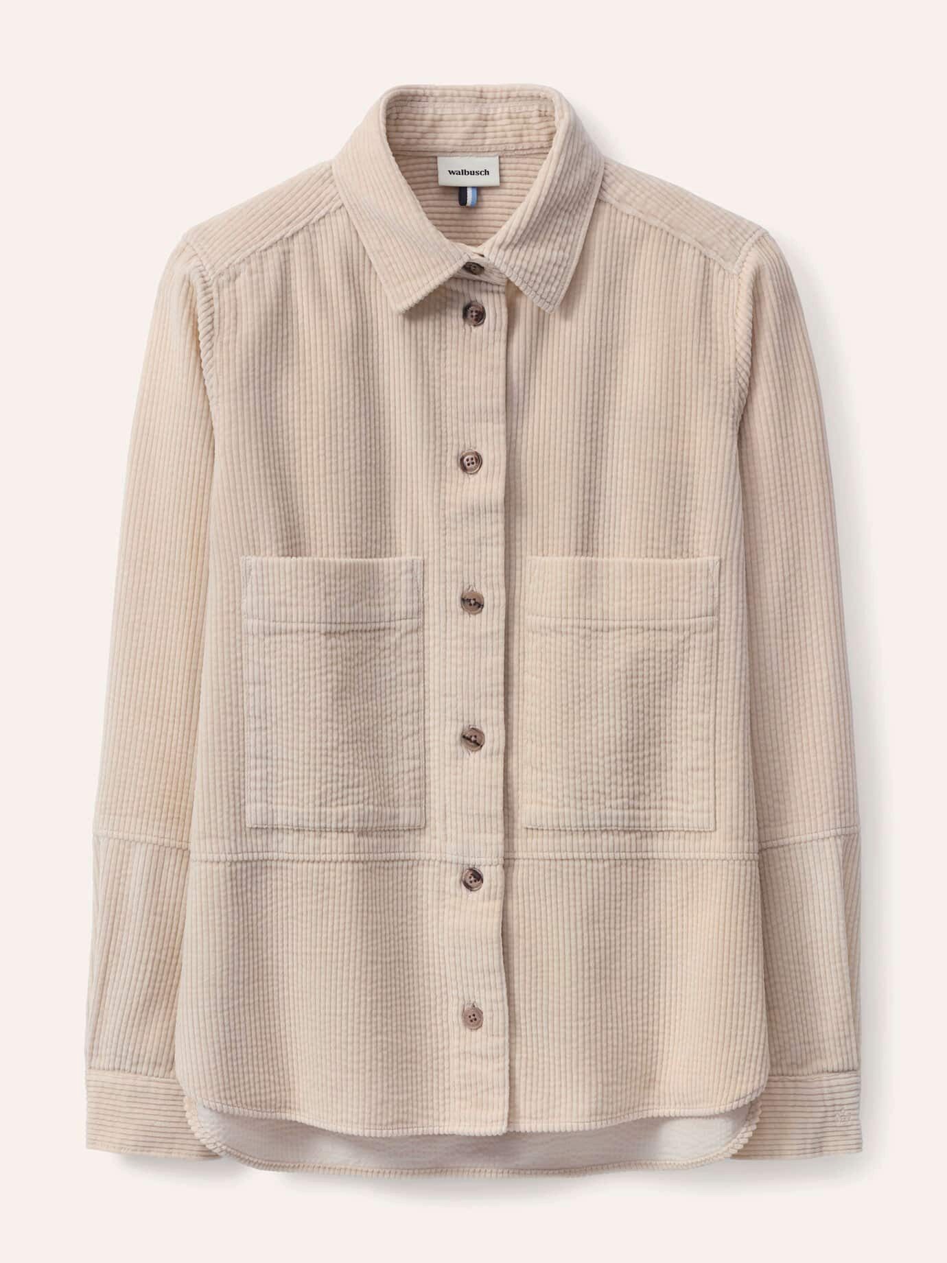 Walbusch Blusenjacke Damen Blusenjacke aus Strukturcord Blusenkragen Langarm, modern, pflegeleicht, atmungsaktiv, wärmend – Bild 2 von 4