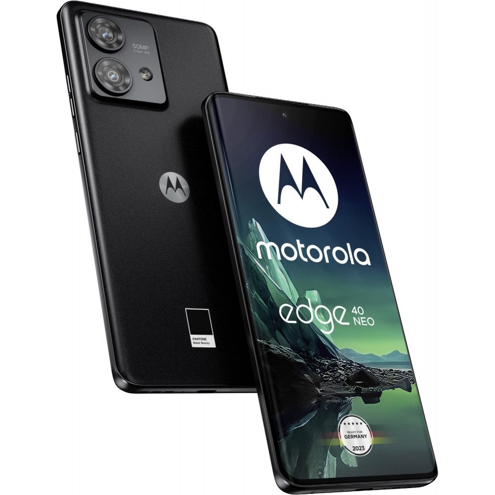 Motorola XT2307-1 Moto Edge 40 Neo 5G 256 GB / 12 GB Smartphone black beauty Smartphone (6,5 Zoll)