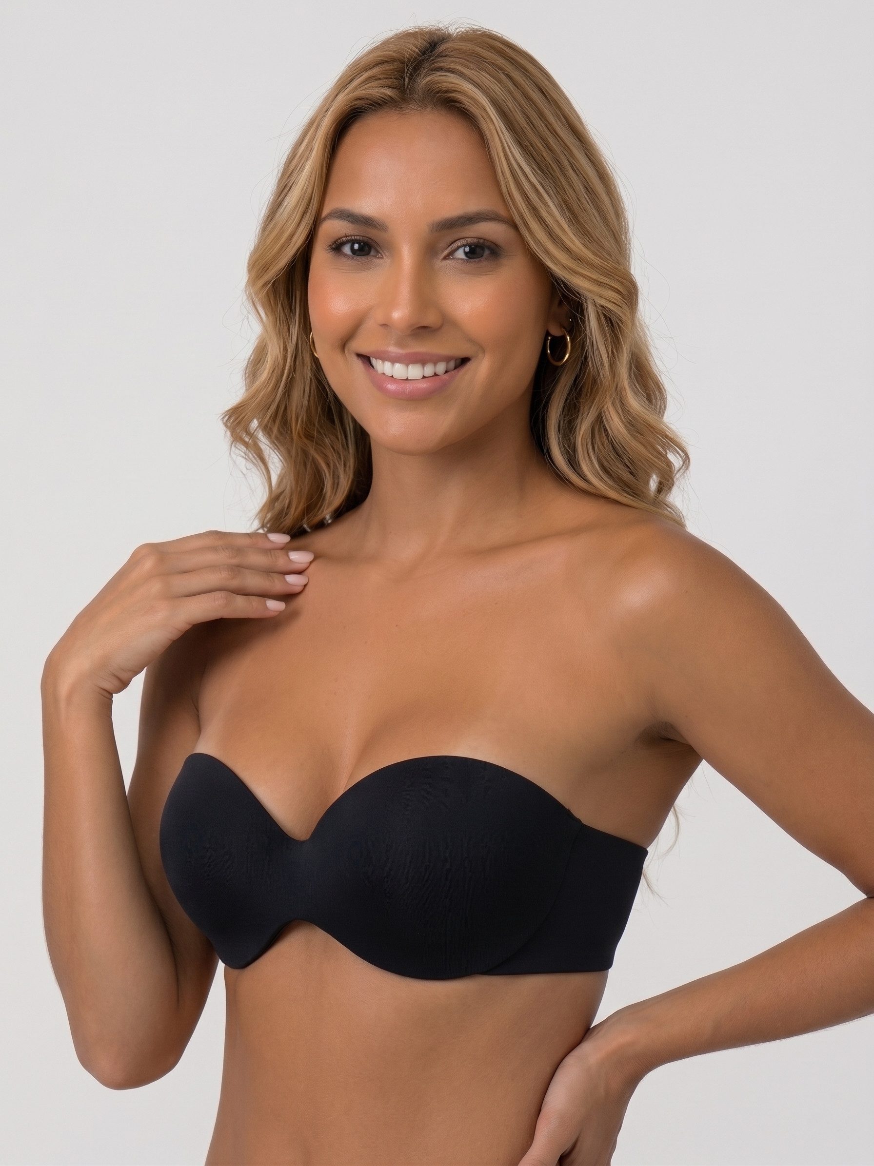 Royal Lounge Intimates Balconette-BH Royal Magic Non-Slip, sicherer Halt ohne Silicon . Black