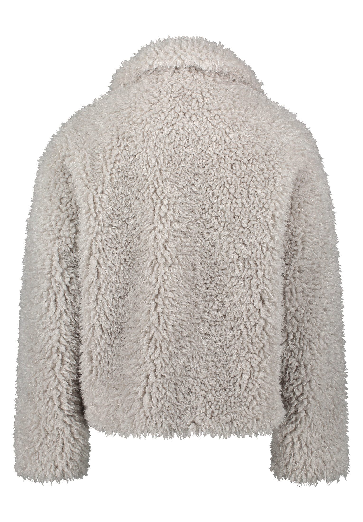 Amber & June Plüschjacke Damen mit Stehkragen