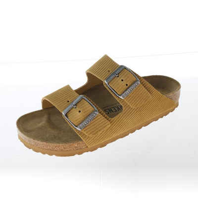 Birkenstock Pantolette Arizona VL Corduroy Cork Brown Pantolette