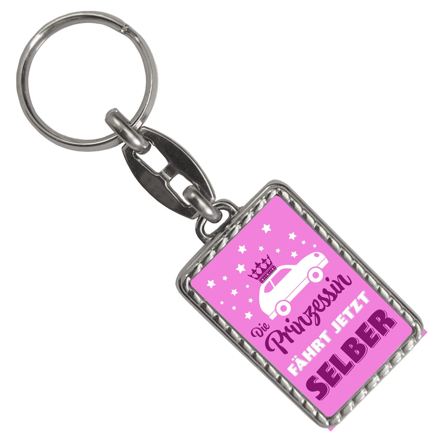 speecheese Schlüsselanhänger Prinzessin Schlüsselanhänger mit Bordüre günstig online kaufen