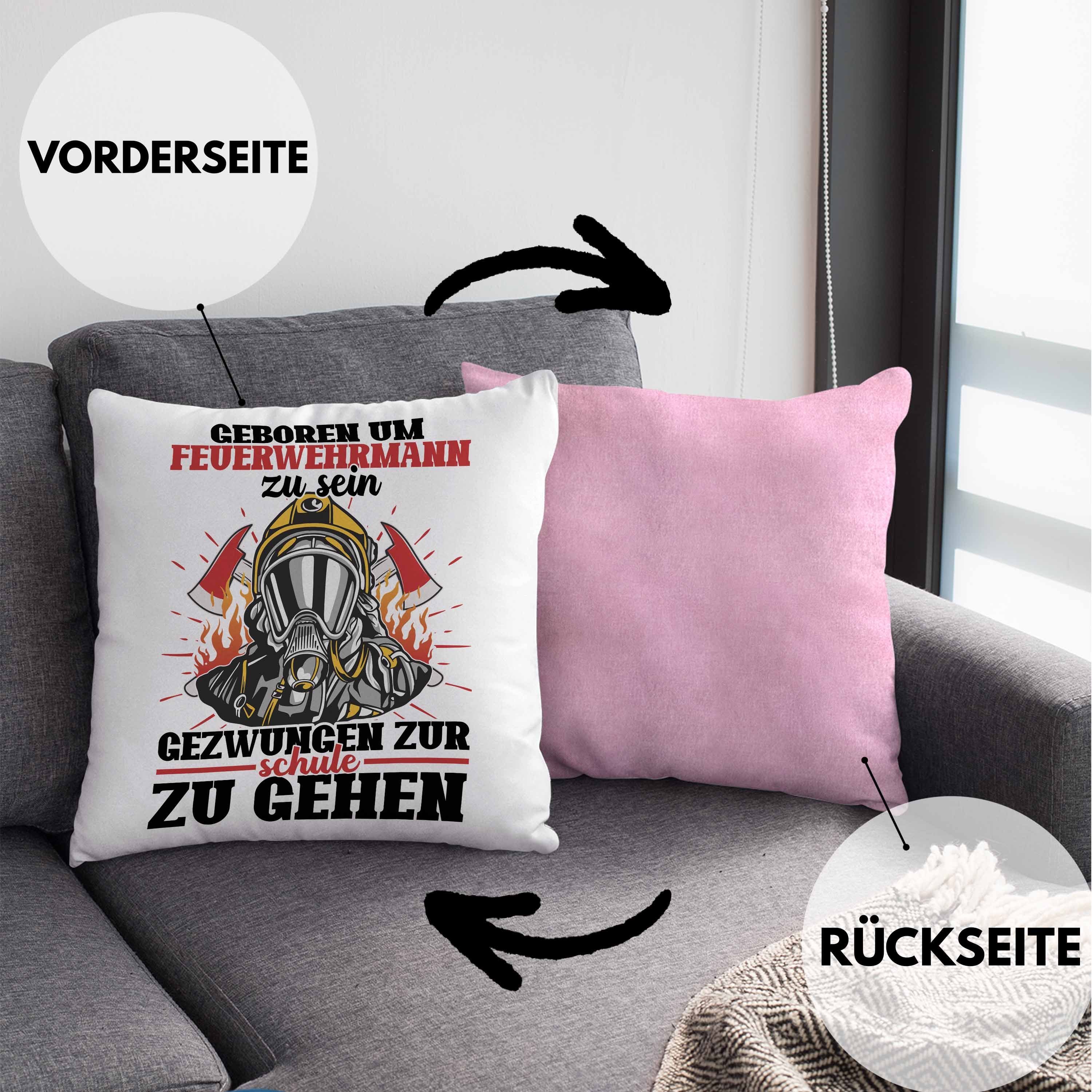 Lustig Geburtstag Rosa Sohn Kissen Jungs Schule Feuerwehr Zur Gezwungen Trendation Geschenke 40x40 Trendation Dekokissen Füllung Kinder Zubehör mit - Dekokissen