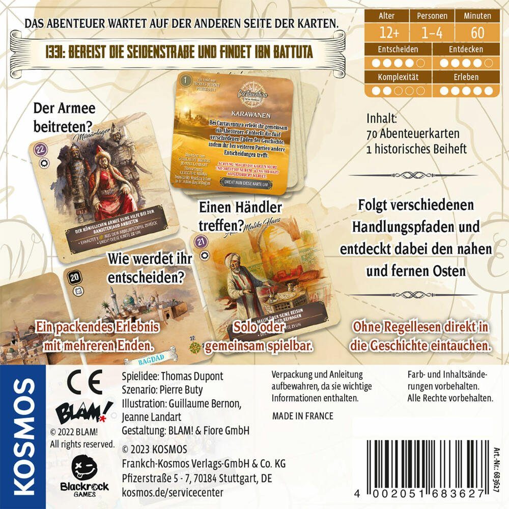 Kosmos Spiel Cartaventura - Karawanen