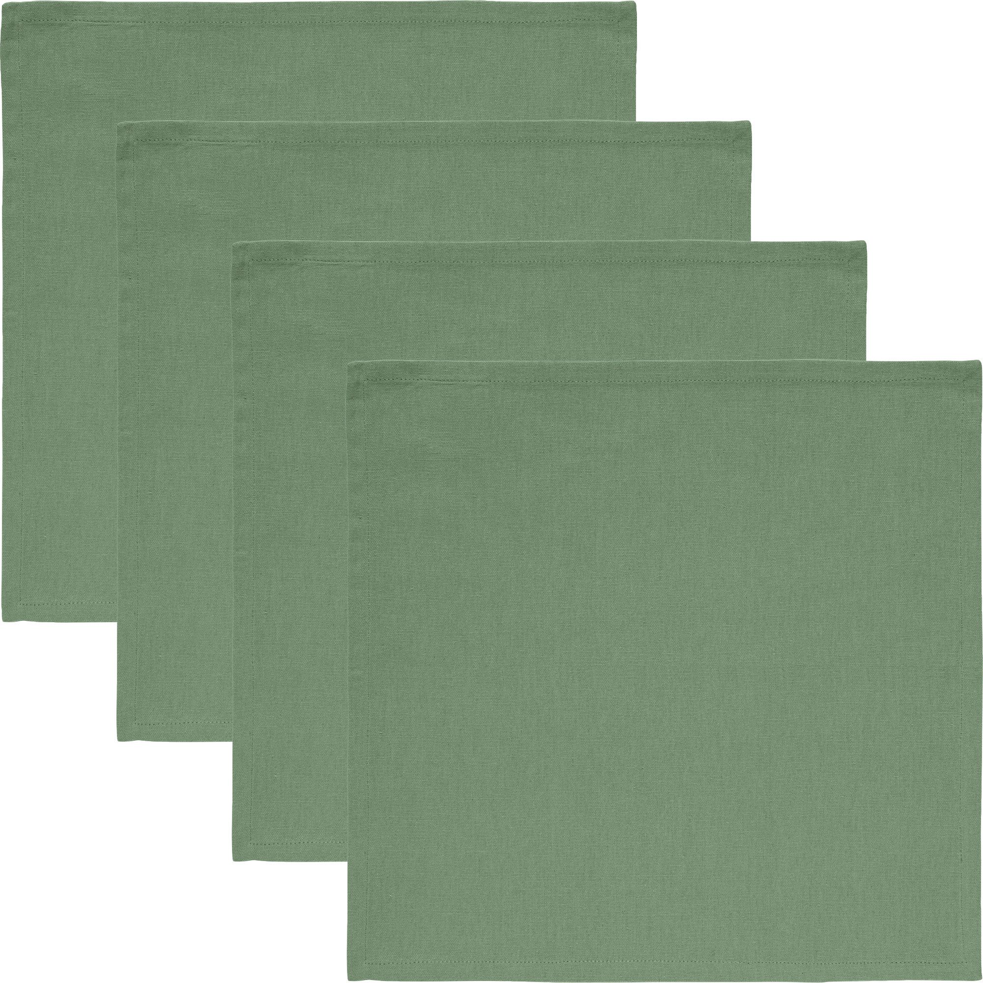 REDBEST Stoffserviette Serviette "Tulsa" 4er-Pack, Baumwolle Uni