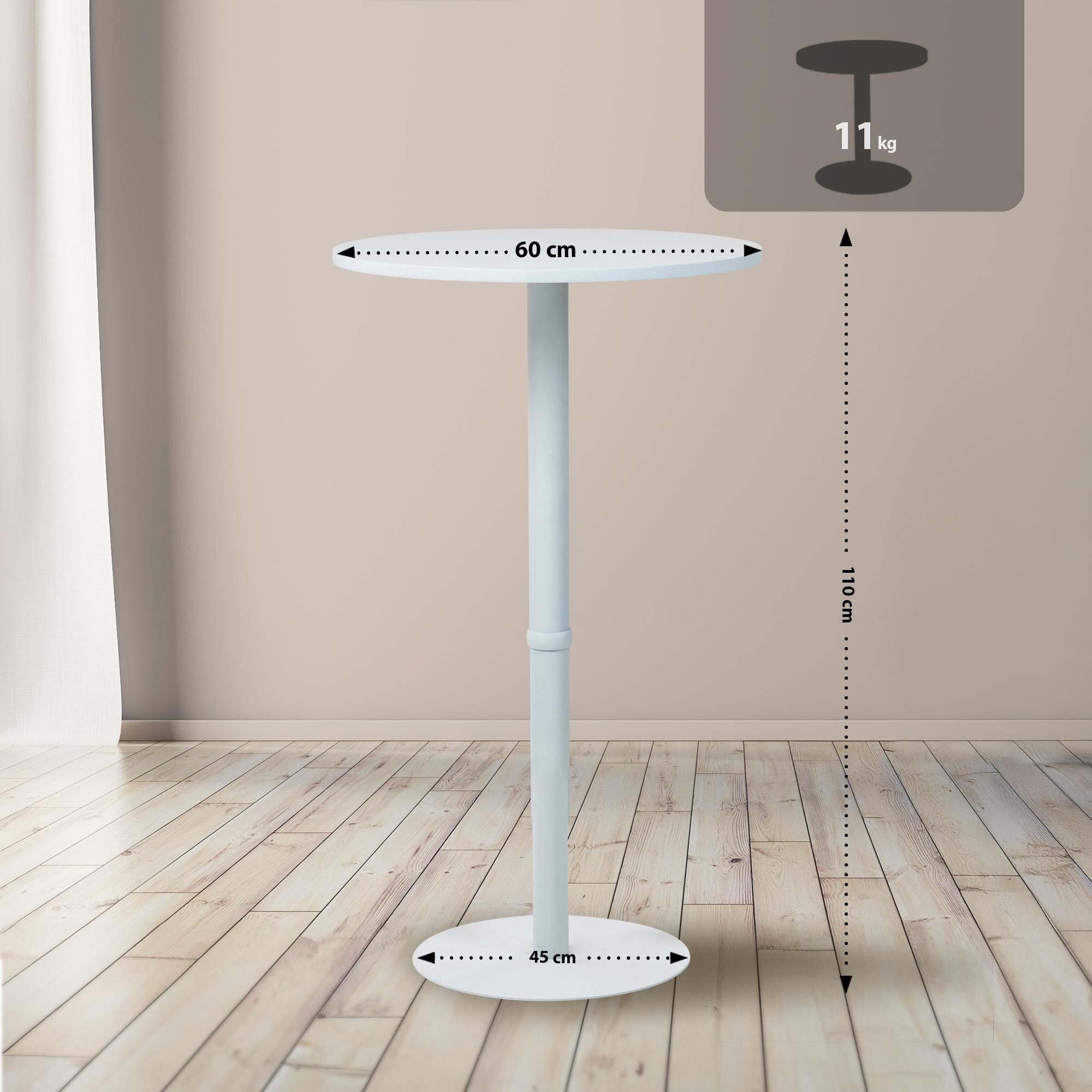 CLP Bartisch Hereford, mit Holztischplatte & günstig online kaufen