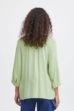 Ichi Shirtbluse IHMARRAKECH SO SH4 sommerliche Bluse mit Serafino-Kragen