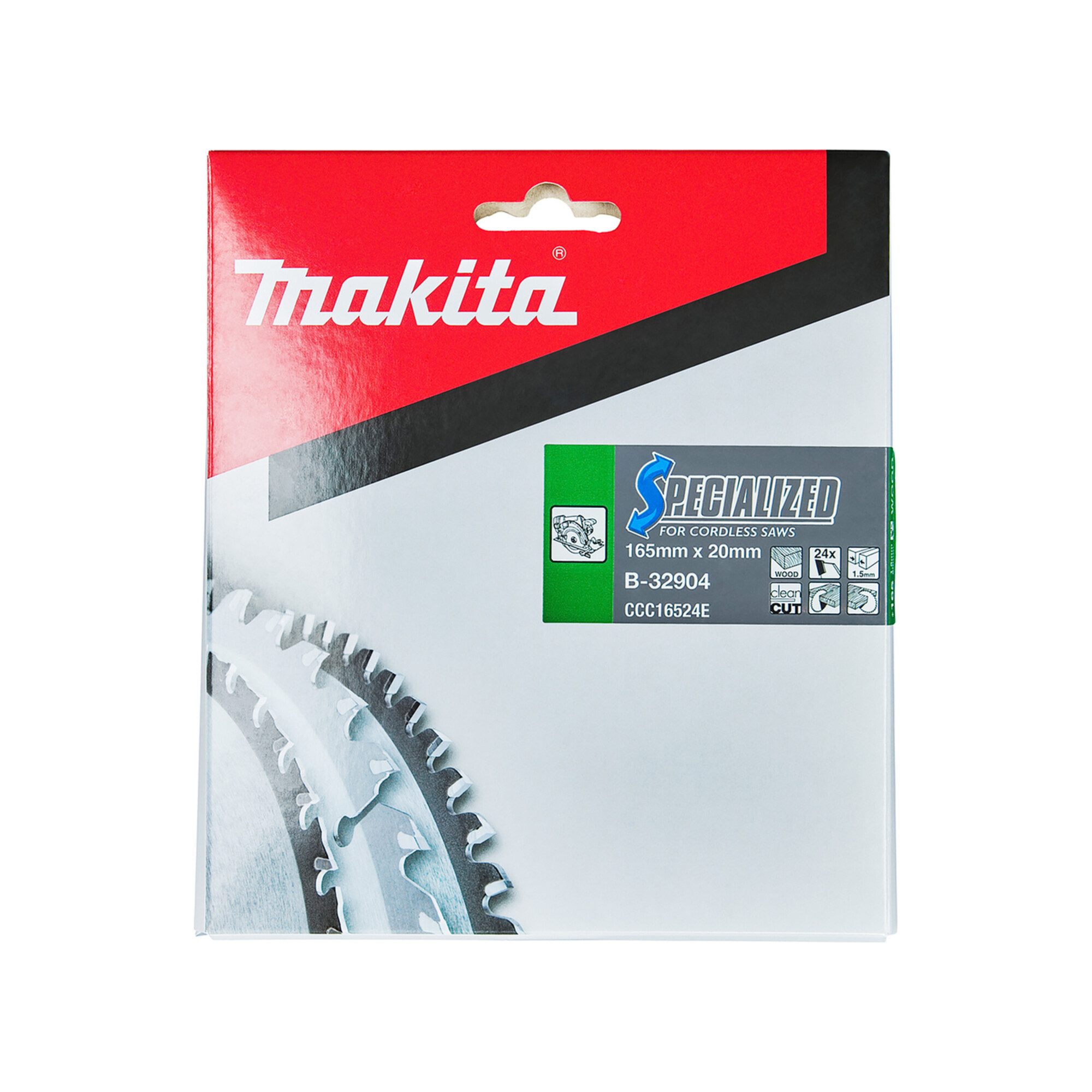 Makita Kreissägeblatt Makita Sägeblatt SPECIALIZED 165x20x24Z