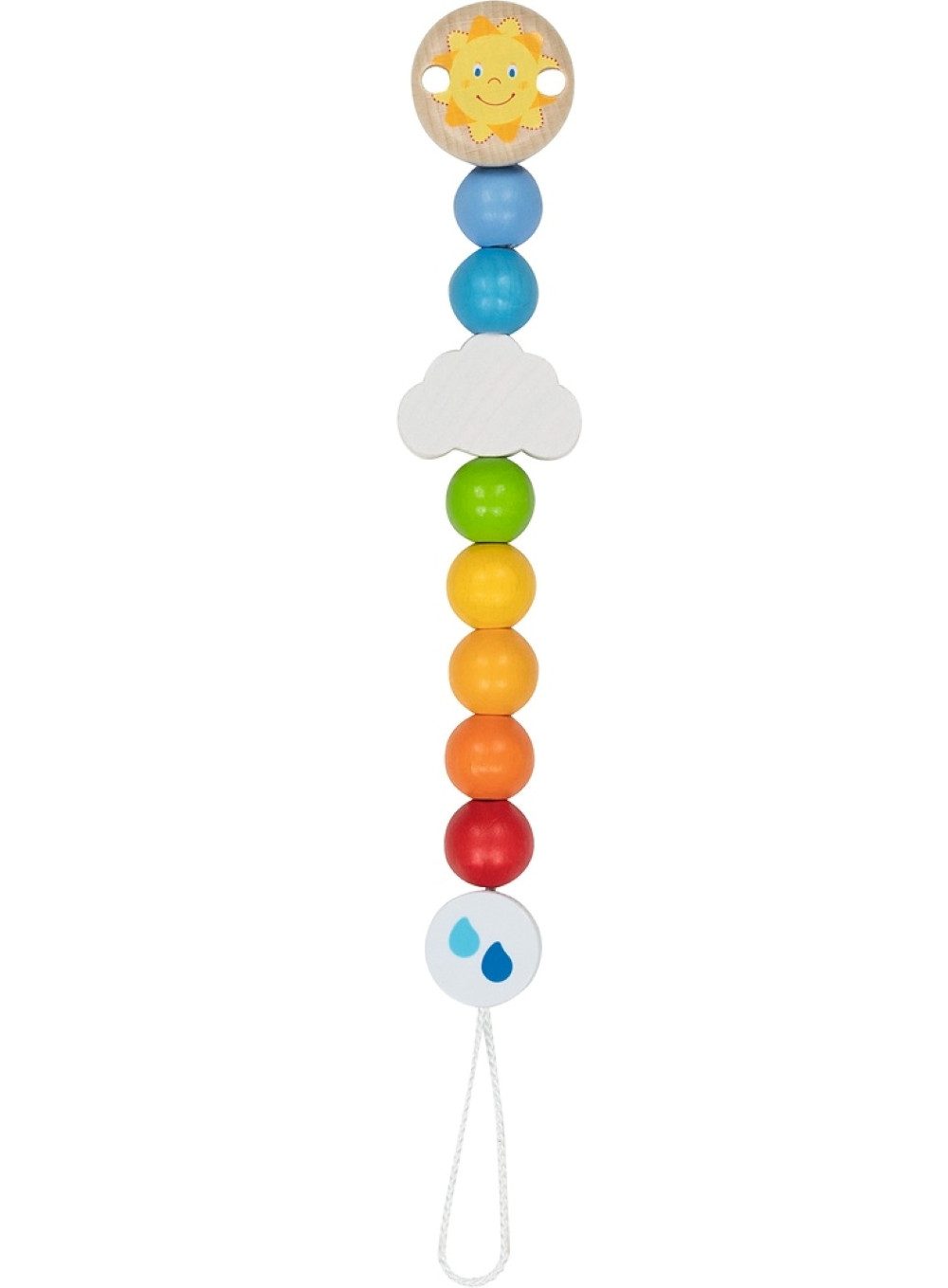 goki Schnullerbefestigung goki Schnullerkette Regenbogen II