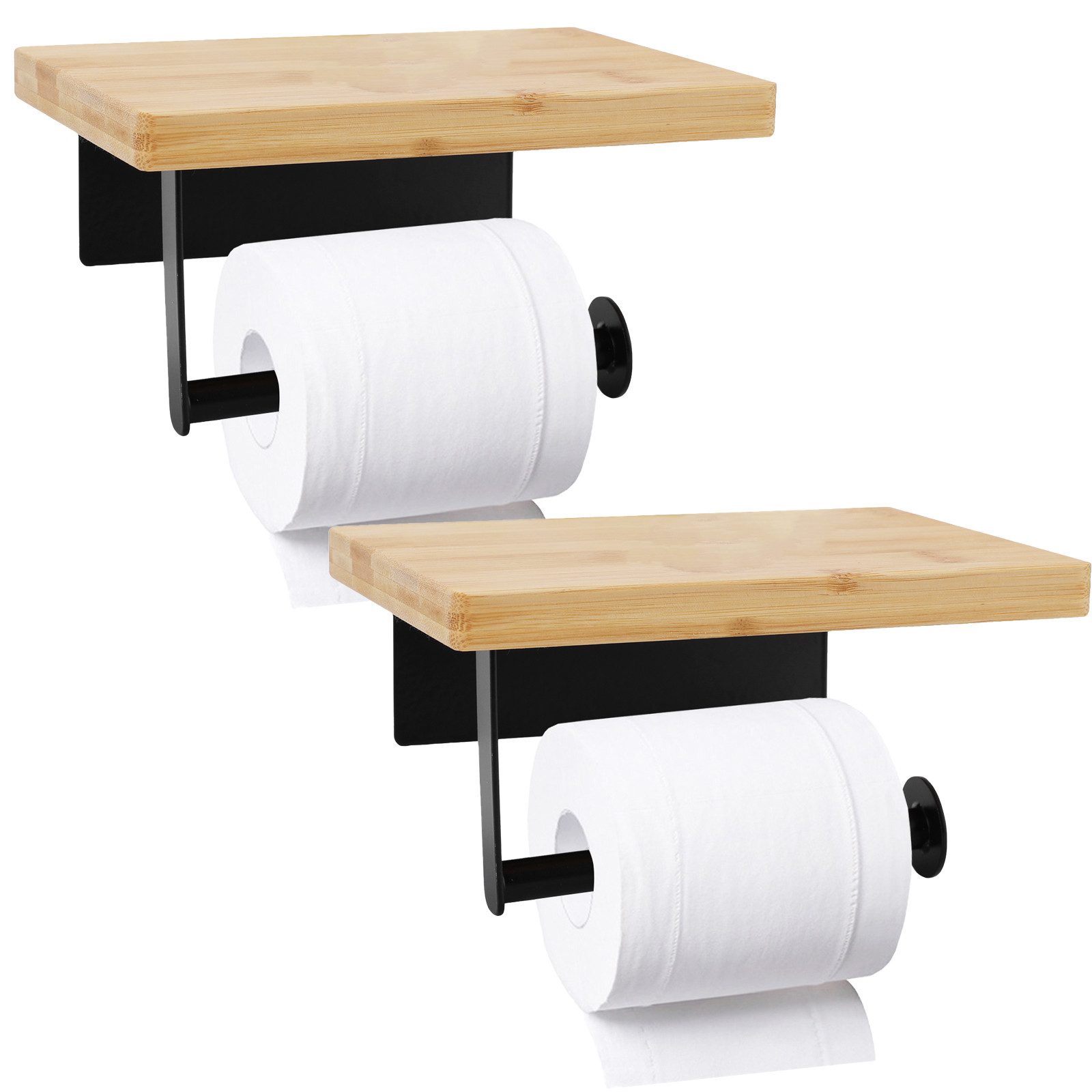 BlingBin Toilettenpapierhalter Klopapierhalter Klorollenhalter Ohne Bohren günstig online kaufen