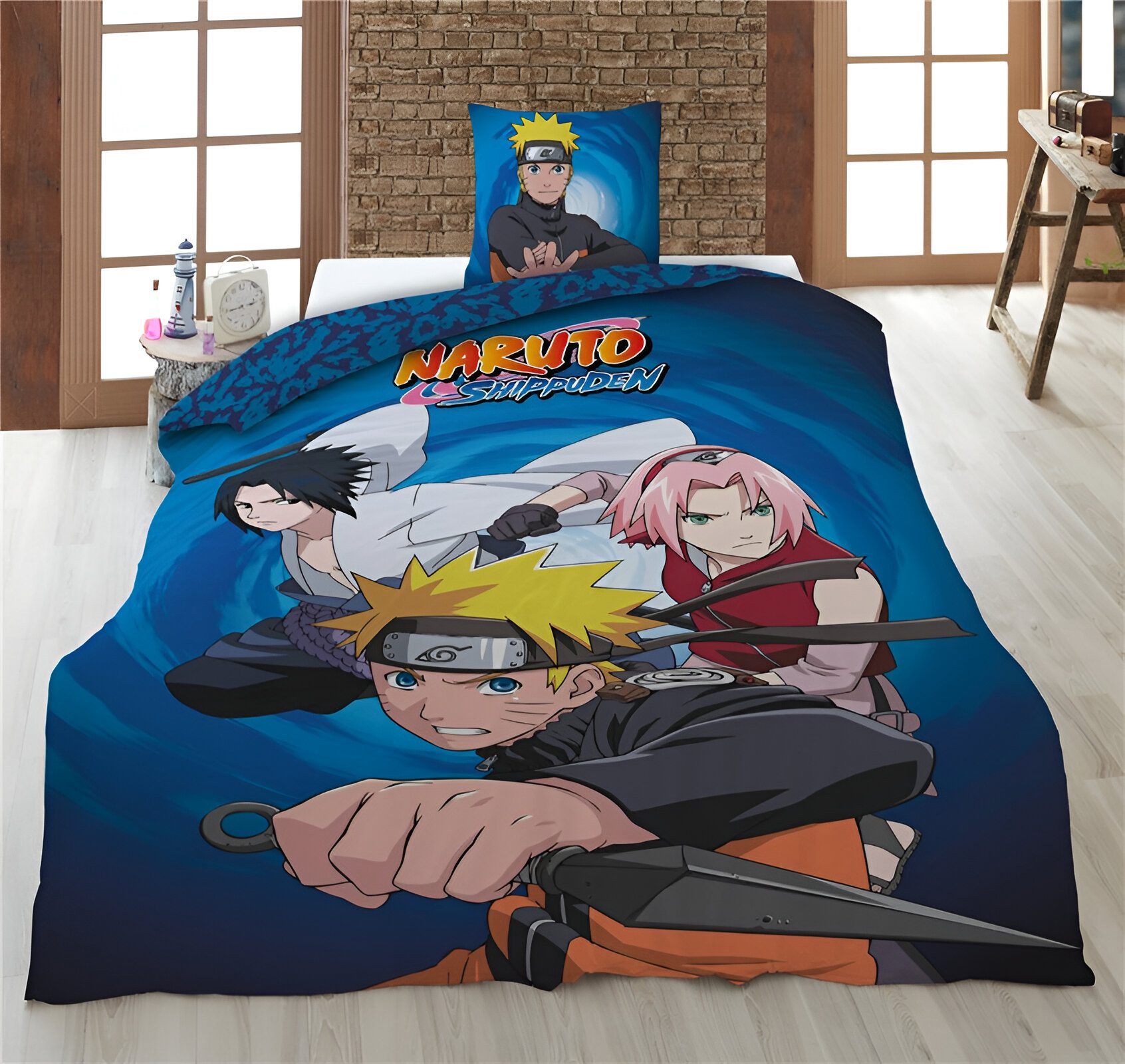 Naruto Bettwäsche Naruto Shippuden Sasuke Sakura Flanell Bettwäsche 2tlg Se günstig online kaufen
