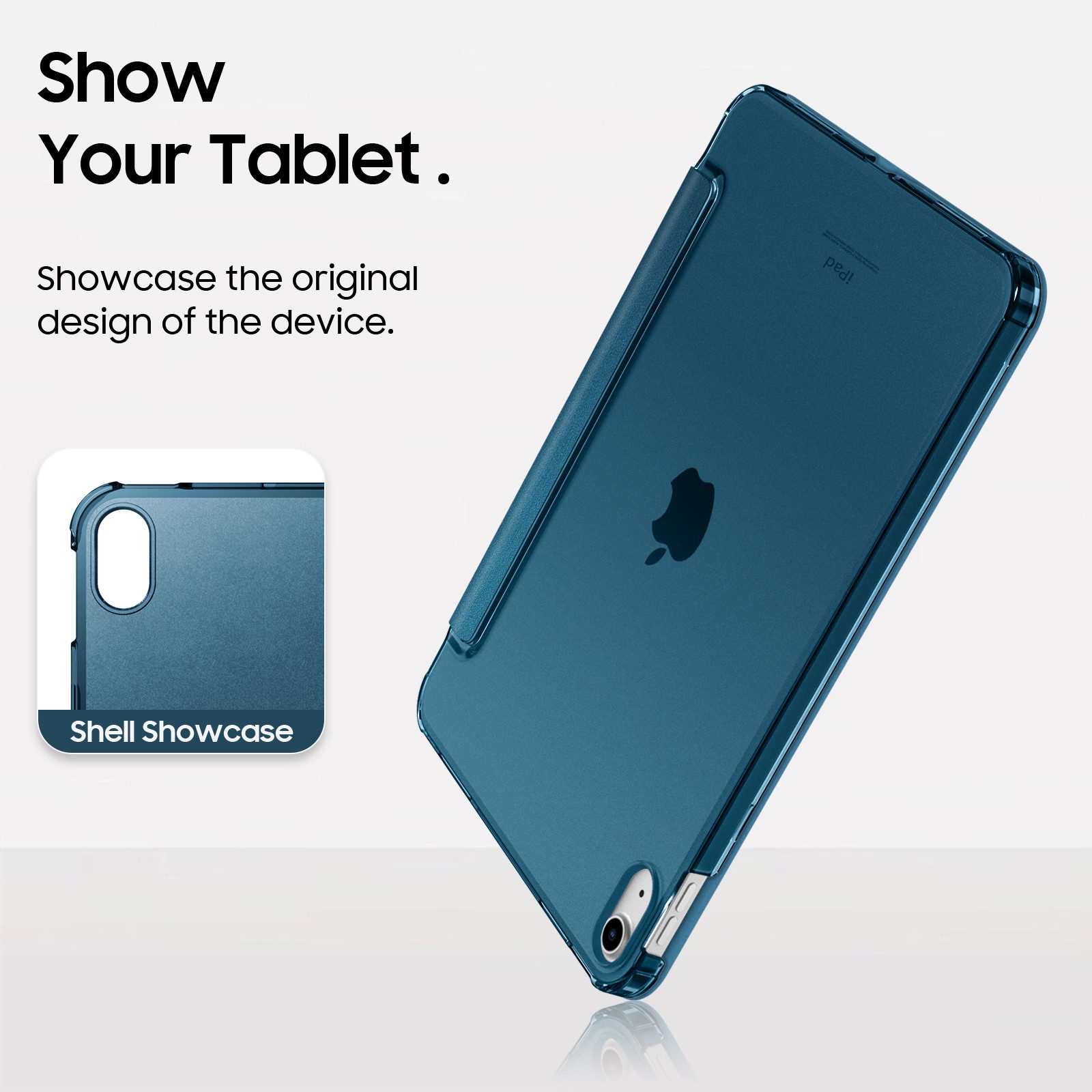 Fintie Tablet-Hülle für iPad 11. Generation 2025 (A16) 11 Zoll, iPad 10. Generation 2022 10.9 Zoll, Ultradünn Case mit transparenter Rückseite Abdeckung, Auto S – Bild 5 von 5