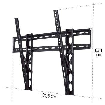 VESA TV 90 - 100x100 90" Wandhalter (bis TILT Zoll, - 229cm bis 800x600) TV-Wandhalterung, (von-bis): neigbar 800x600 bis VESA Hama