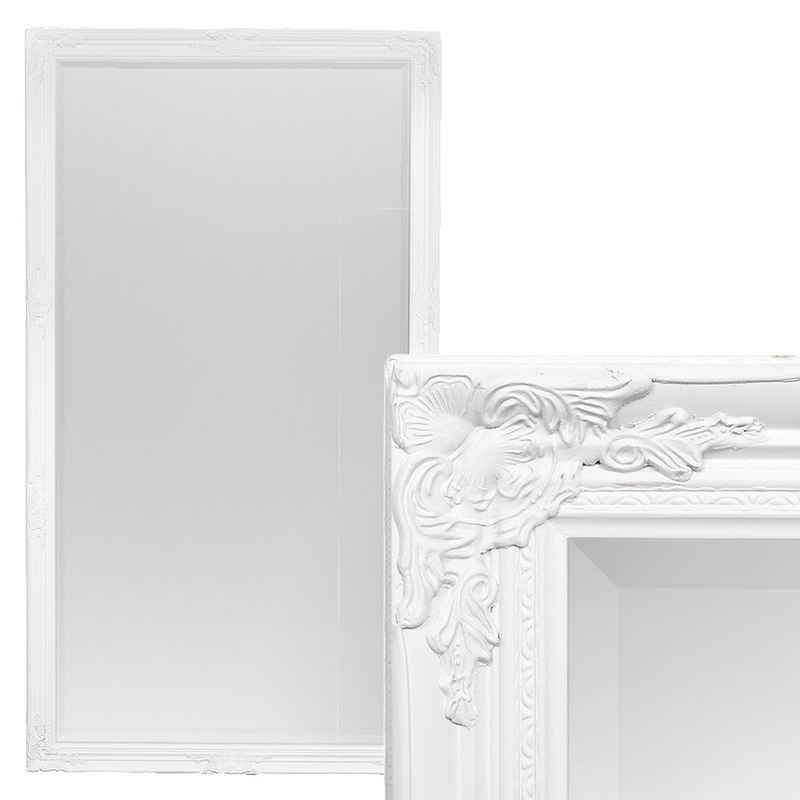 LebensWohnArt Wandspiegel »Spiegel HOUSE barock Antik-Weiß ca. 180x100cm«