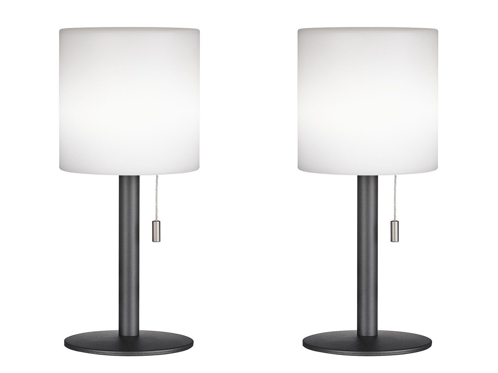 easy! BY FHL LED Außen-Tischleuchte, Farbwechsel, LED fest integriert, Warmweiß, RGB Farbwechsler, 2er SET Outdoor ohne Strom-Kabel, RGB Partybeleuchtung dimmbar H: 30cm