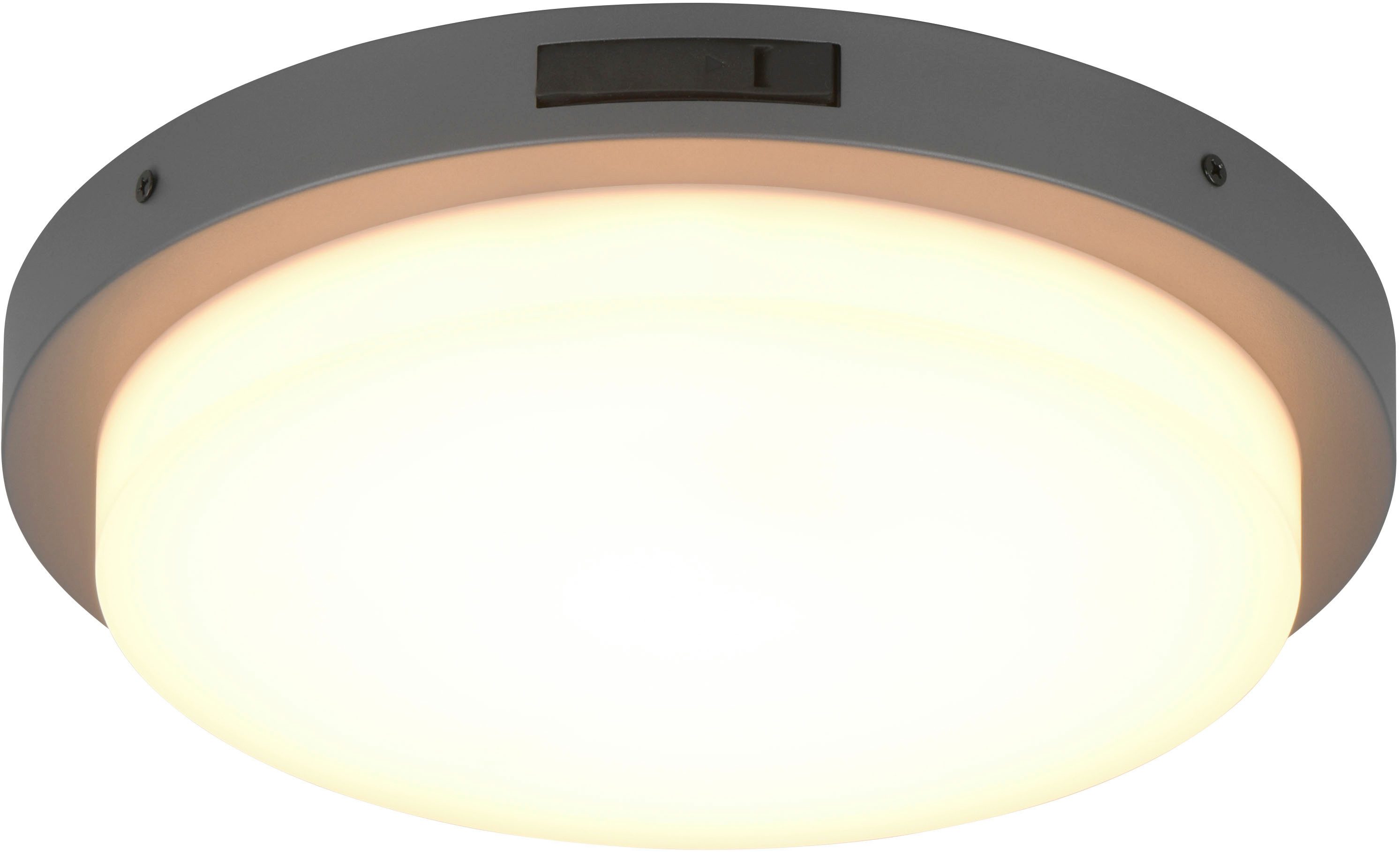 TRIO Leuchten LED Außen-Wandleuchte BERMEJO, Hausnummer Leuchte mit Bewegungsmelder IP54 Fassadenleuchte, Bewegungsmelder, Leuchtdauer einstellbar, LED fest integriert, Farbwechsler, warmweiß - kaltweiß, CCT Lichtfarbe einstellbar 2300-4000K, 1450 Lumen 14W Ø 30cm