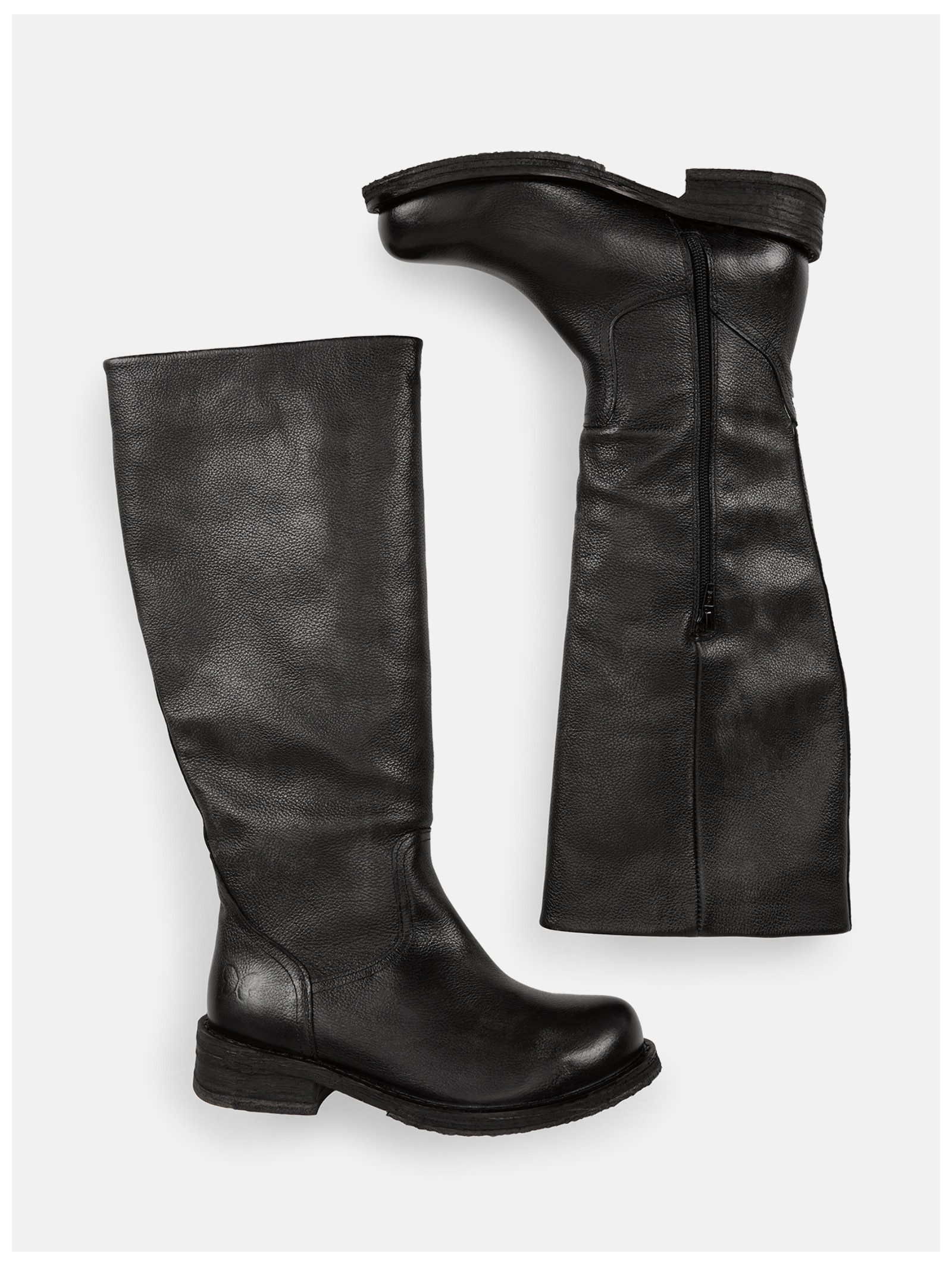 Felmini Wide Fit Stiefel Leder . Stiefel