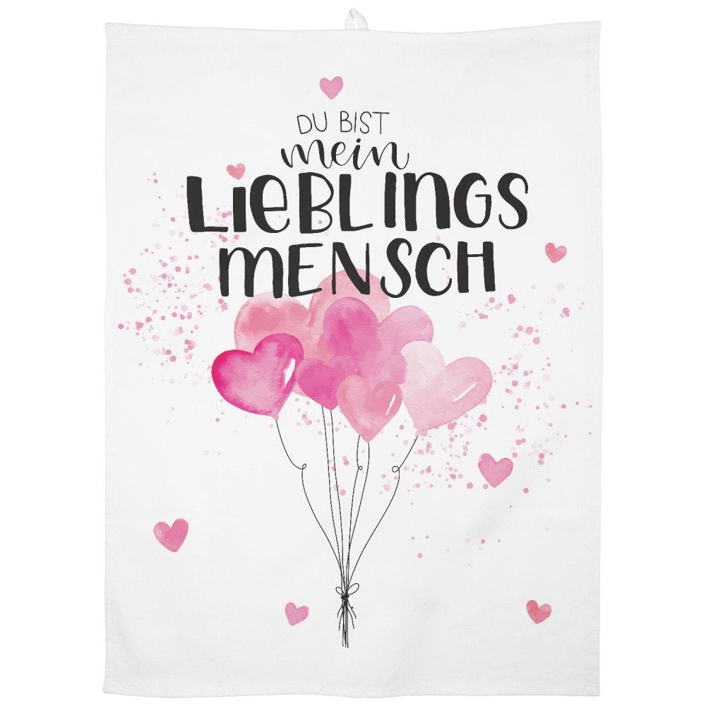 Sheepworld Geschirrtuch Geschirrtuch Motiv »Du bist mein LIEBLINGSMENSCH«