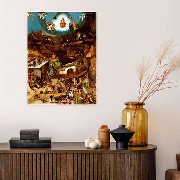 Posterlounge Poster Hieronymus Bosch, Weltgerichtstriptychon - Das jüngste Gericht, Malerei