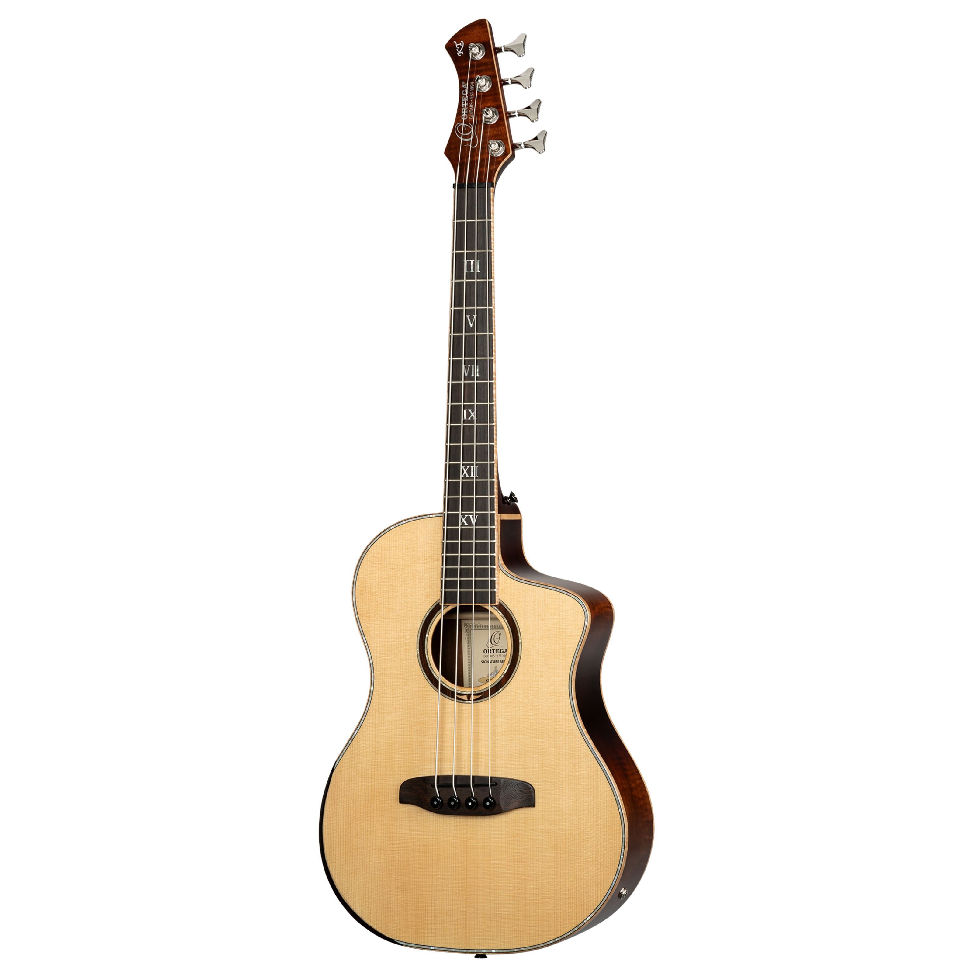 ORTEGA Guitars Akustik-Bass, Akustik-Bässe, 4-Saiter Akustik-Bässe, KT-WALKER-V3 Ken Taylor Signature Bass - Akustikbass