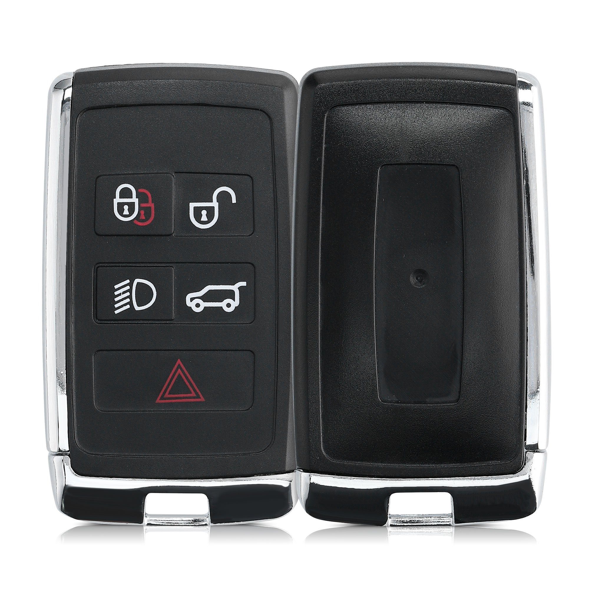 kwmobile Schlüsseltasche Gehäuse für Jaguar Autoschlüssel, ohne Transponder Batterien Elektronik - Auto Schlüsselgehäuse