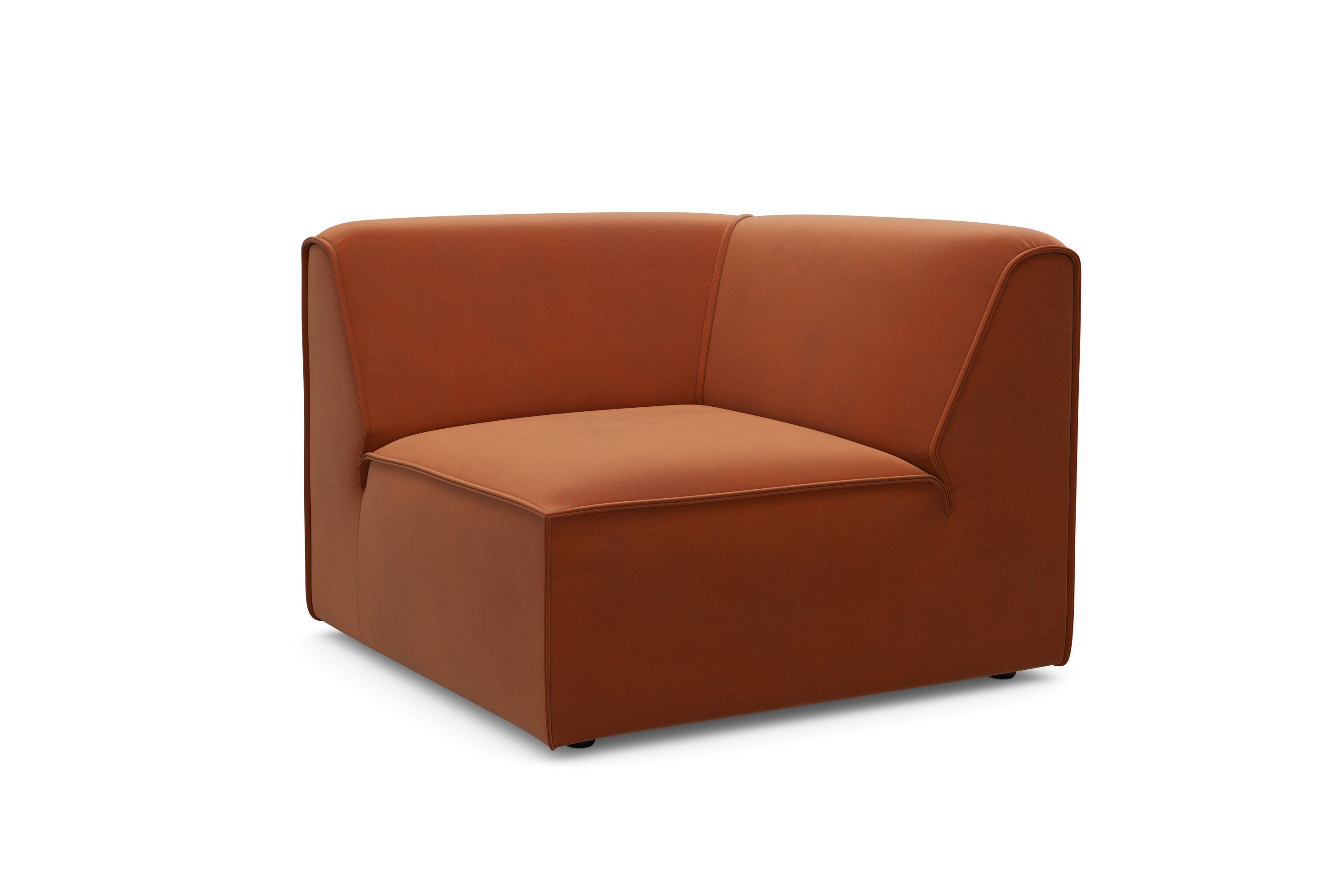 COUCH Sofa-Eckelement Fettes Polster, als Modul oder separat verwendbar,  für individuelle Zusammenstellung